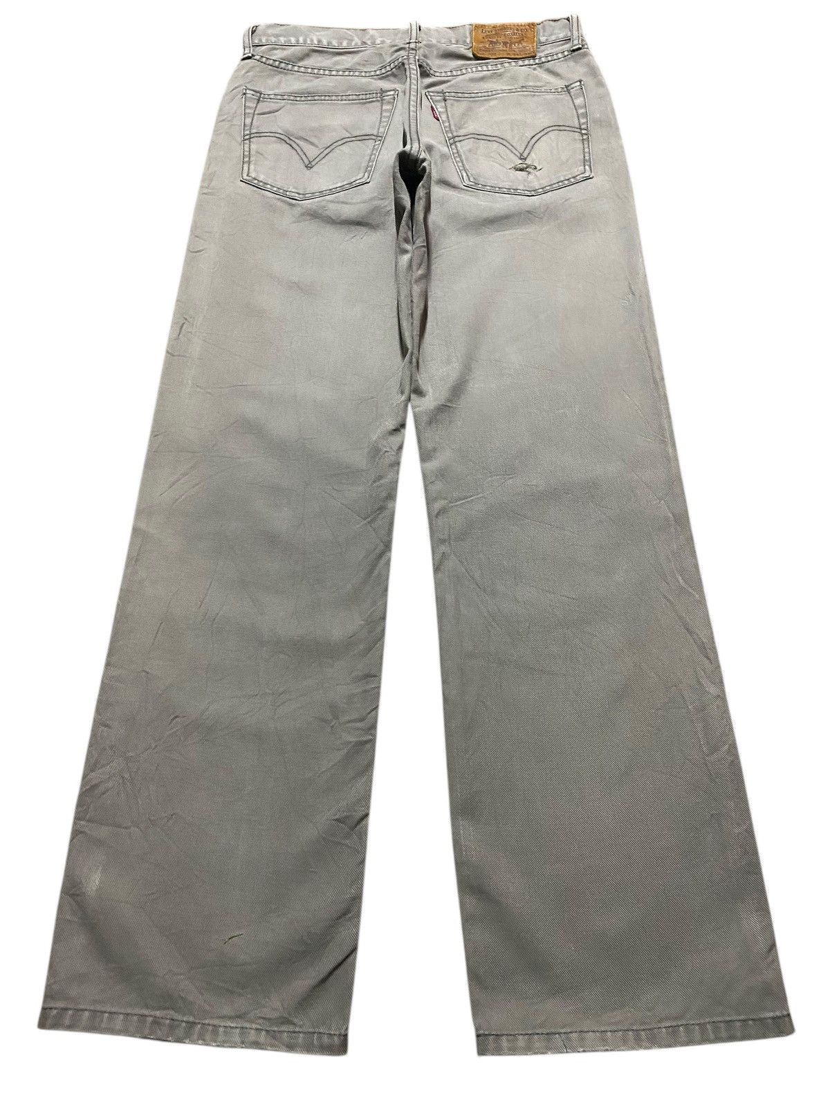 Levi's Vintage Levis 702 Y2K Distressed Loose Jeans Size US 31 - 2 Thumbnail