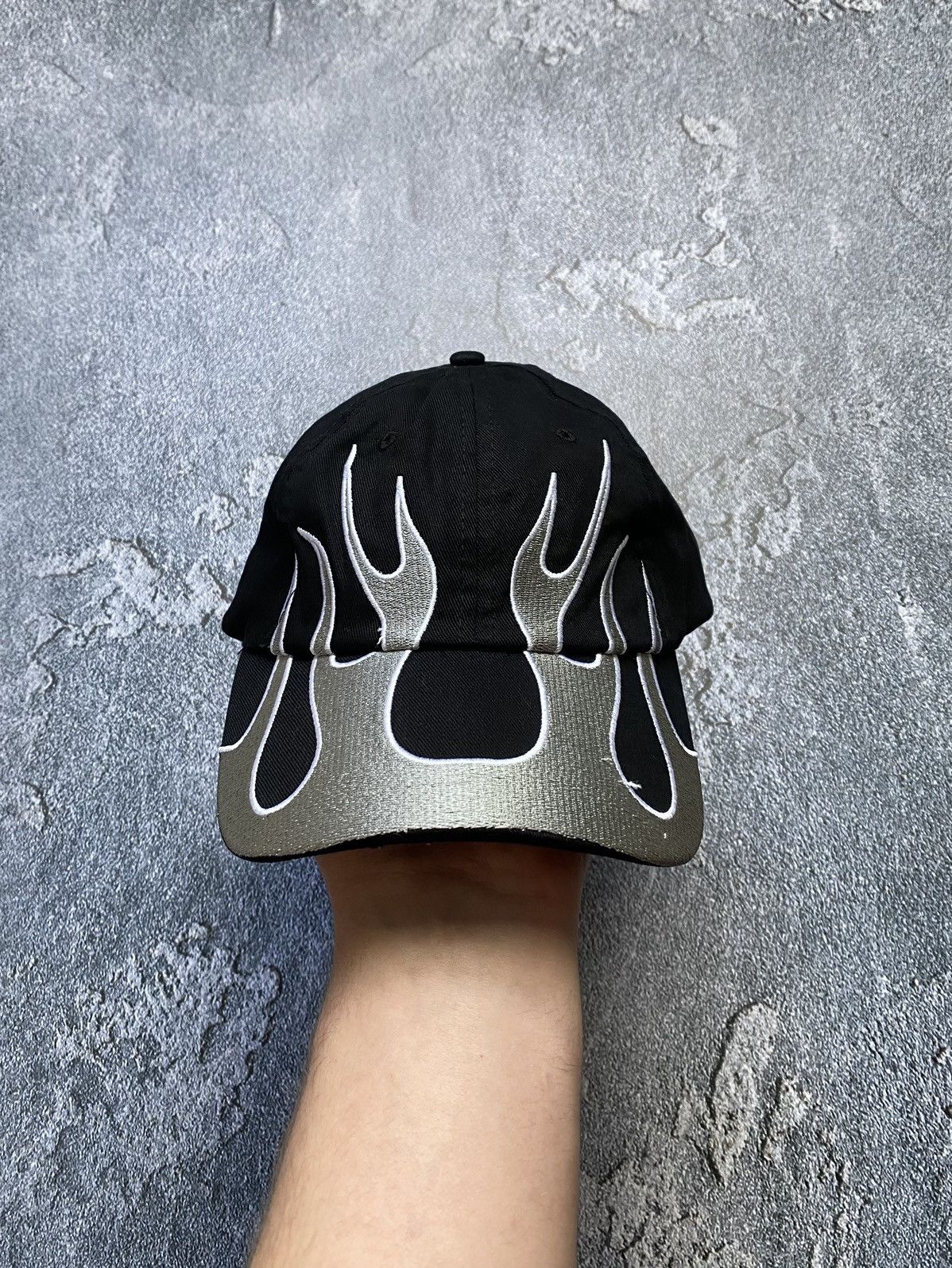 Other Black Embroidered Flame Cap Style Yzy Ga balenciaga Size ONE SIZE - 1 Thumbnail