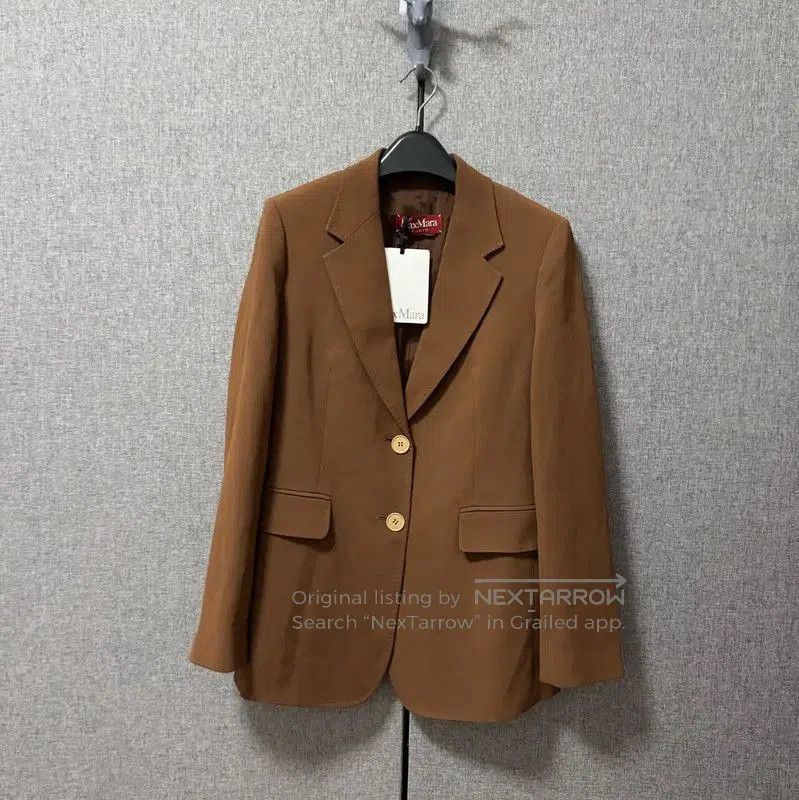 Max Mara MaxMara Brown Polyester Women's Jacket . Size M / US 6-8 / IT 42-44 - 1 Thumbnail