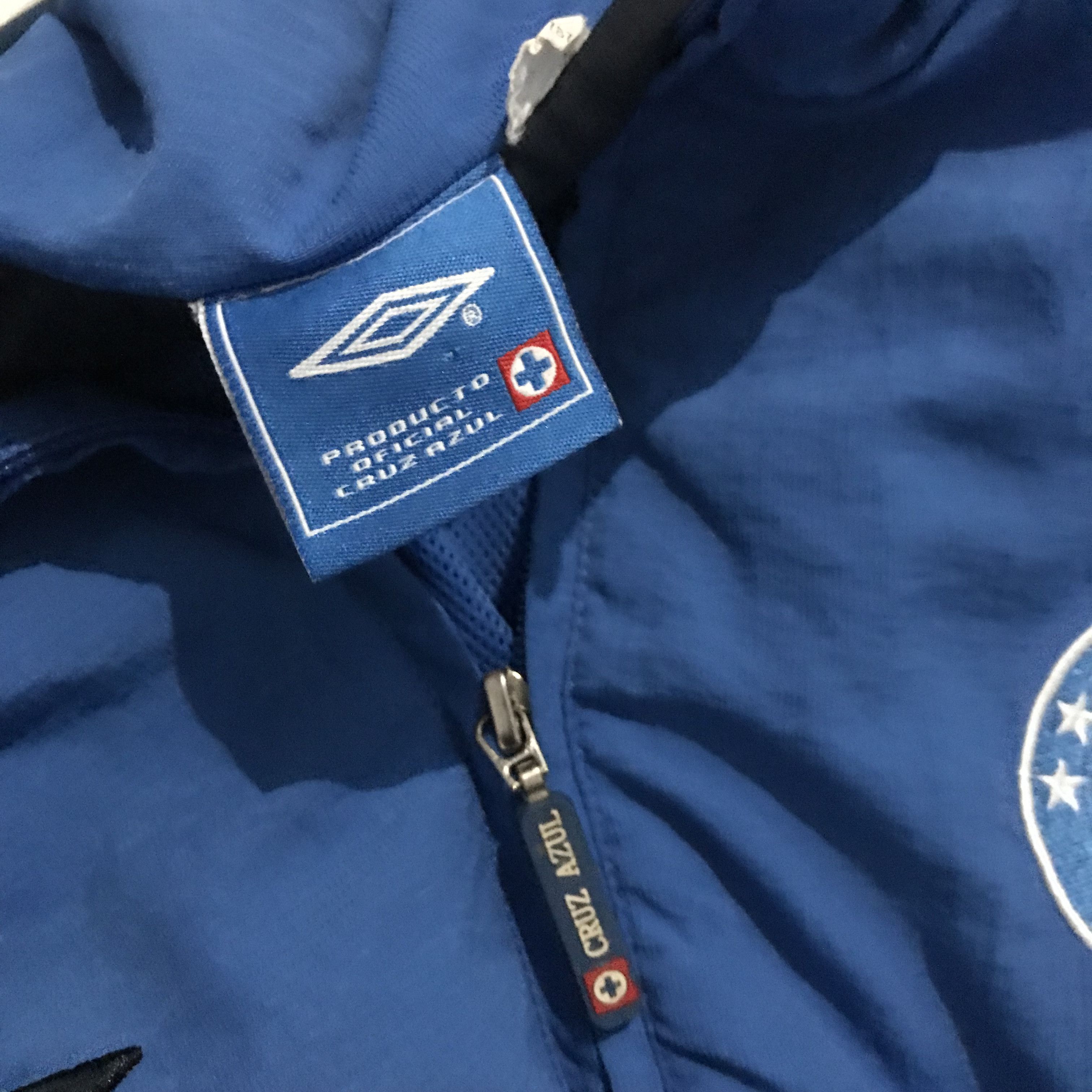 Umbro Vintage Umbro x deportivo Cruzazul mexico tracktop jacket Size US L / EU 52-54 / 3 - 11 Thumbnail