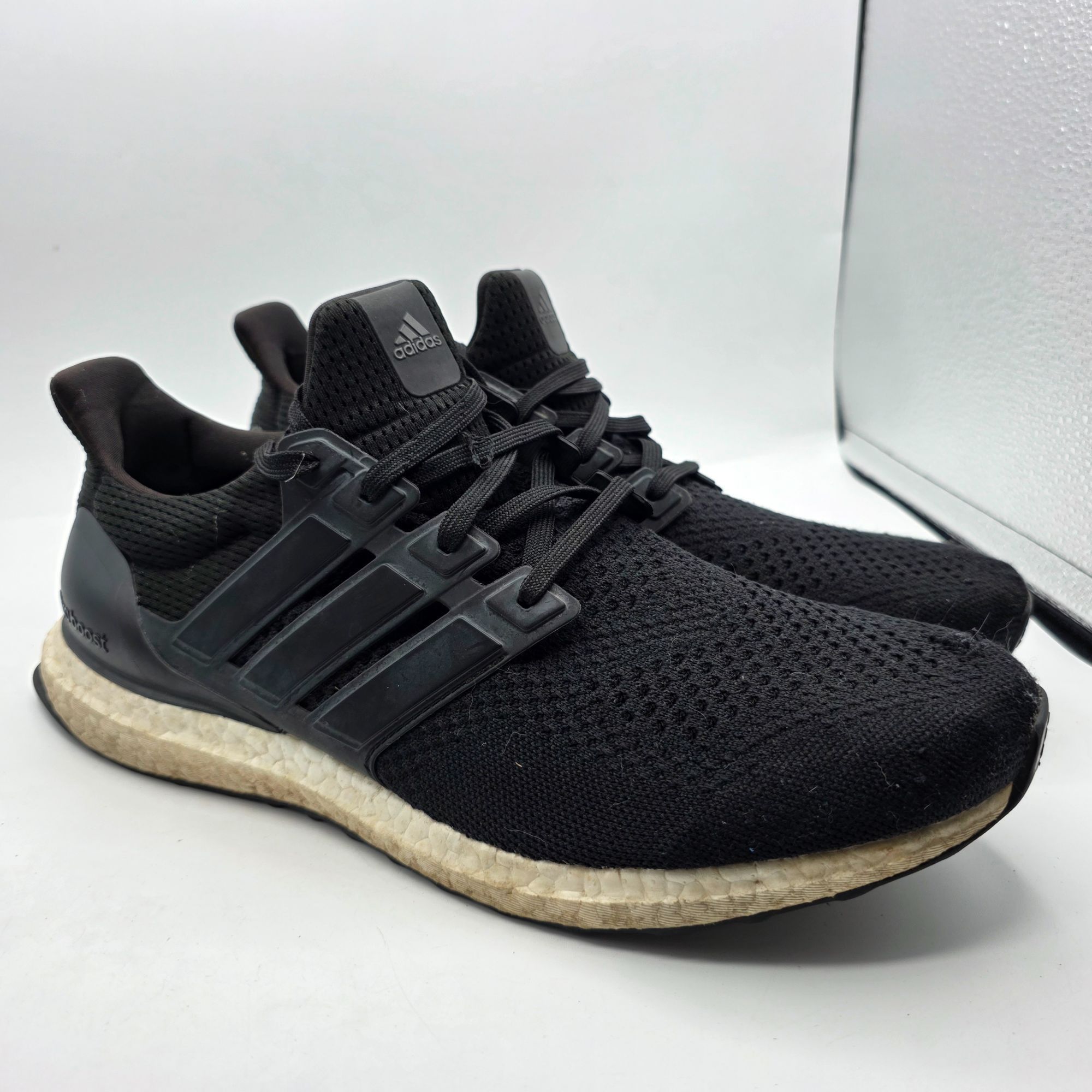 Adidas UltraBoost 1.0 Mens Size 12 Core Black White Running