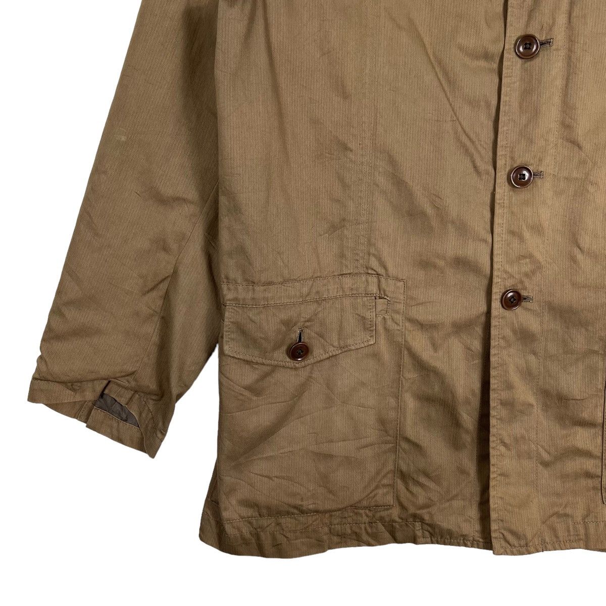 Japanese Brand 🔥 FRIDAY PLUS KHAKIS JACKET Size US M / EU 48-50 / 2 - 4 Thumbnail