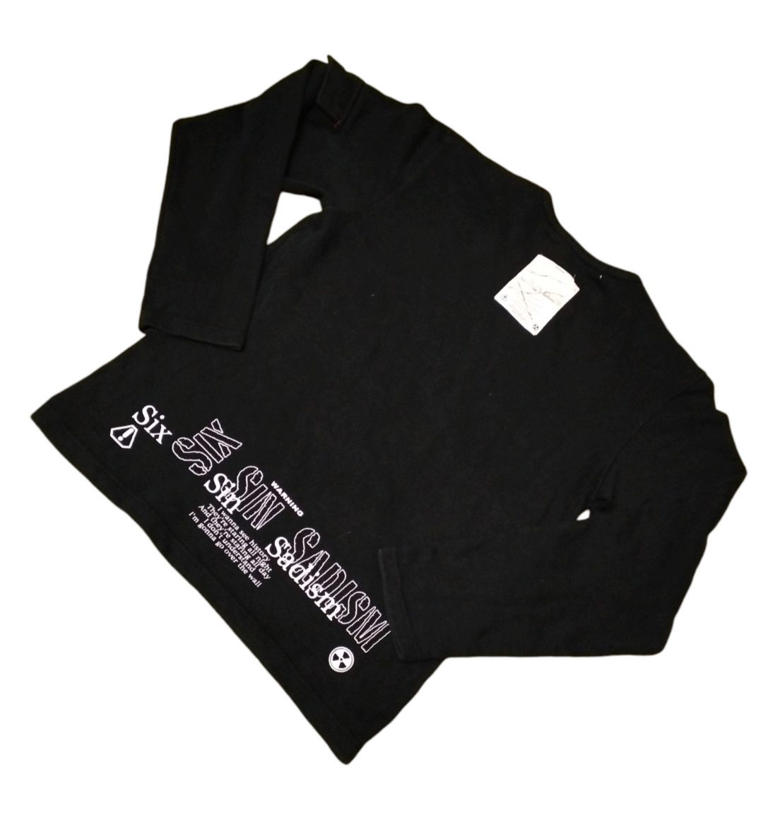 Japanese Brand Six Sin Sadism Long Sleeve Shirt Size US M / EU 48-50 / 2 - 8 Thumbnail