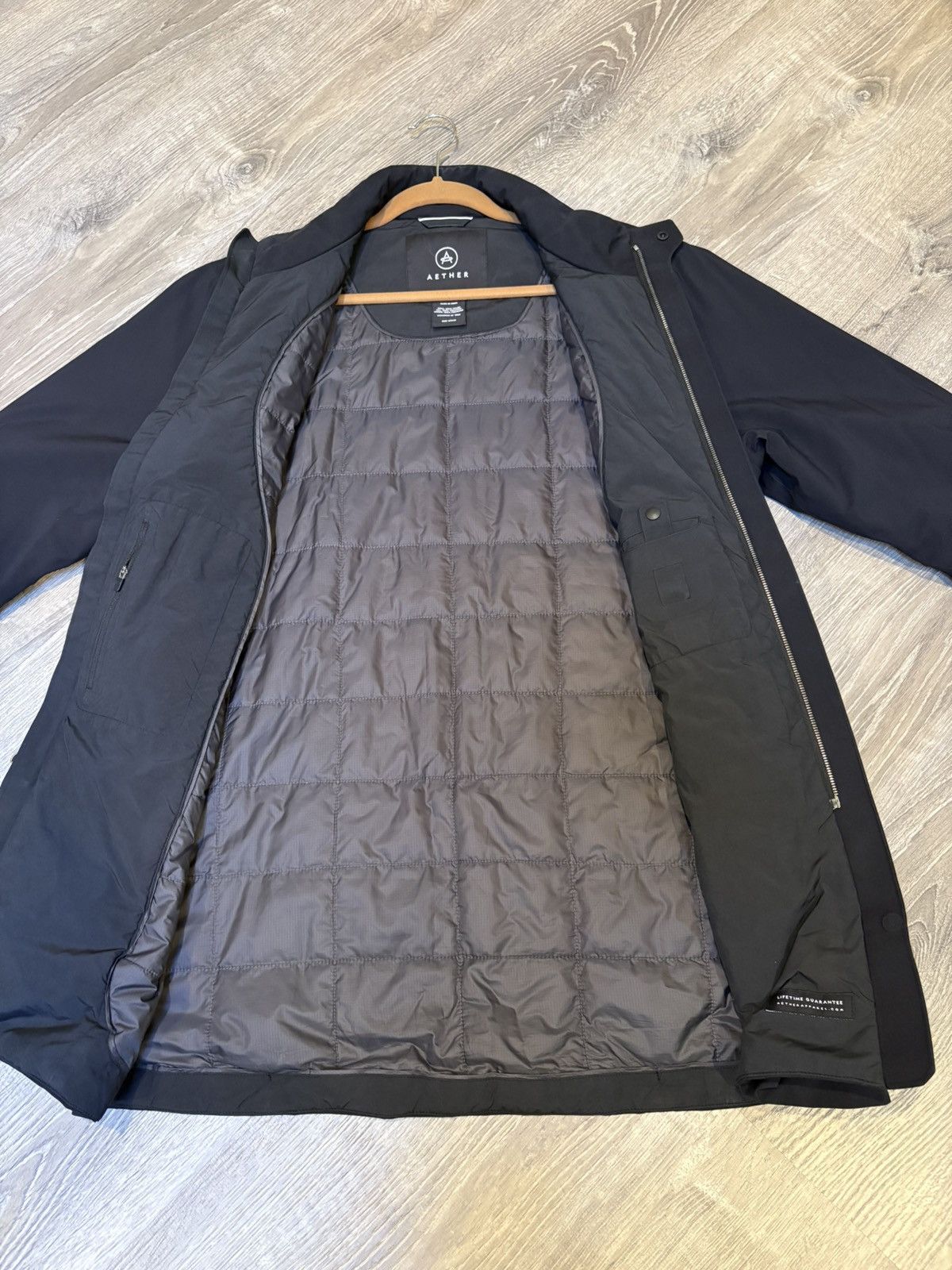 Aether Apparel Men’s Aether Black New Trench Coat Size 2 Size US M / EU 48-50 / 2 - 5 Thumbnail