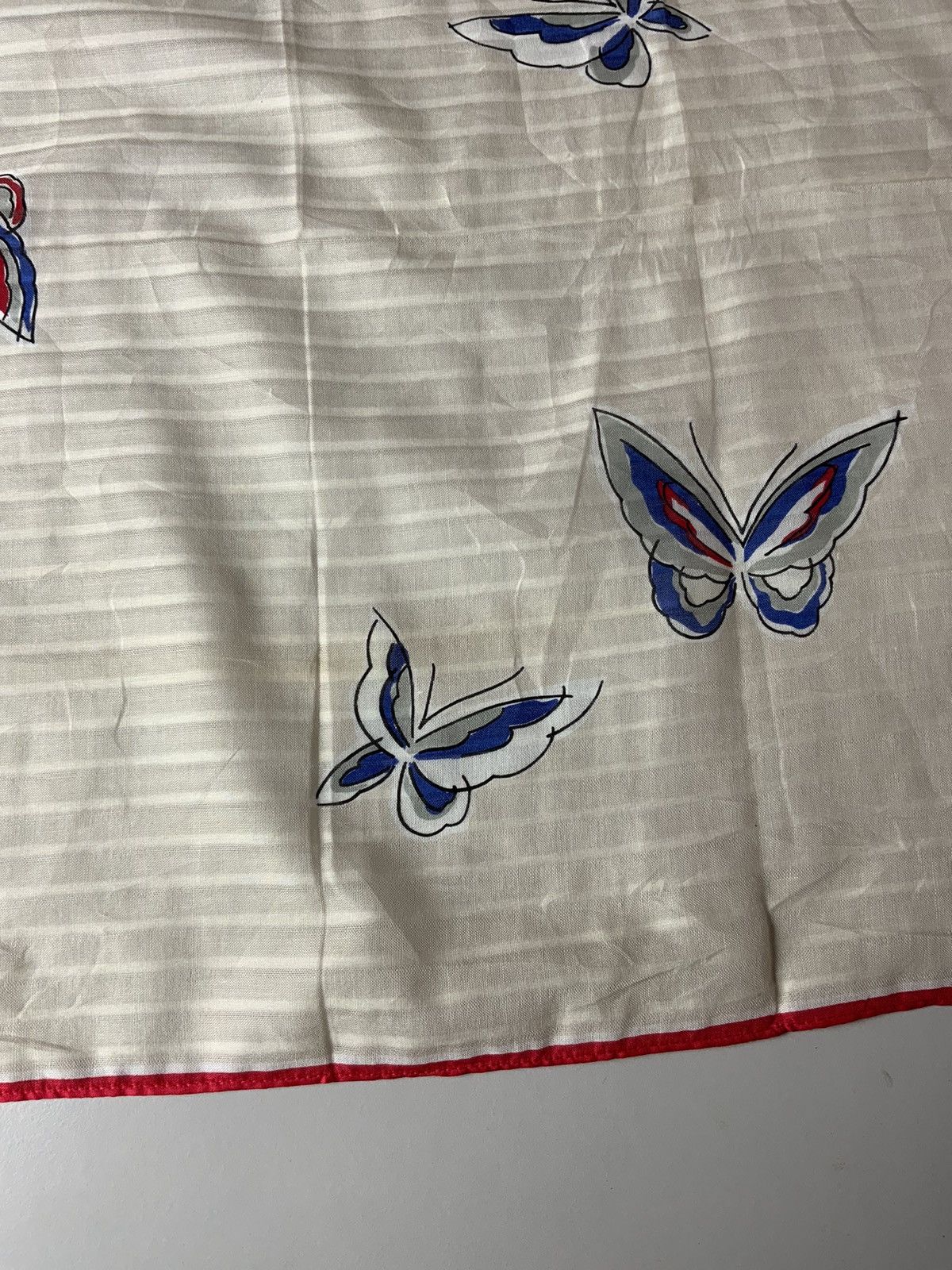 Hanae Mori Hanae Mori Butterfly Bandana Handkerchief Size ONE SIZE - 10 Thumbnail