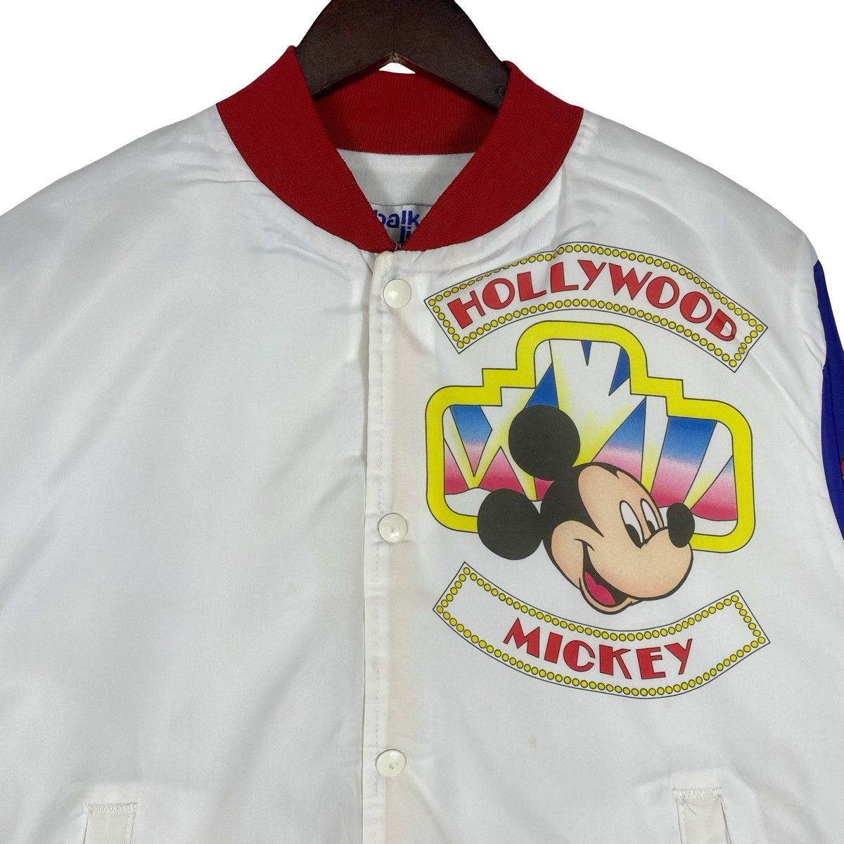 Mickey Mouse Vintage 90s Mickey Mouse Hollywood Satin Bomber Jacket Size M / US 6-8 / IT 42-44 - 12 Thumbnail