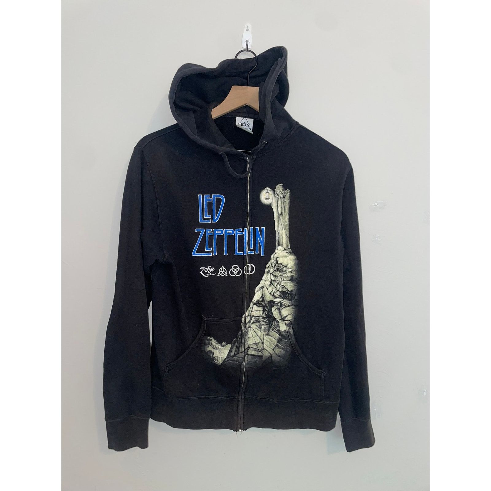 Led zeppelin zip up hoodie hot sale