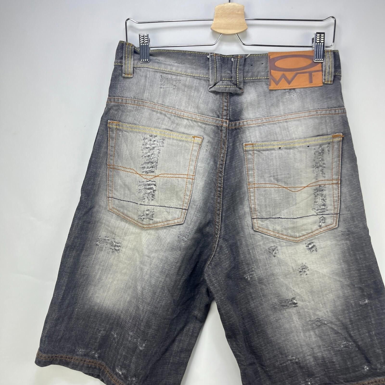 Other Vintage Y2K PWT Jeans Denim Shorts Size 32 Baggy Skater Size US 32 / EU 48 - 2 Thumbnail