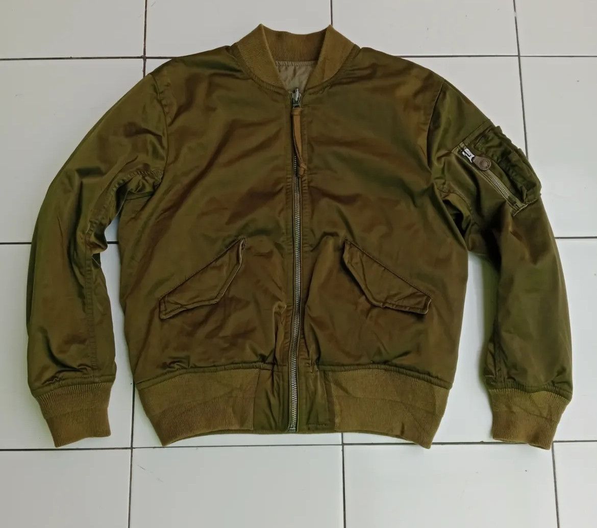 GOA 2000s Archival GOA Japanese Ma1 Reversible Bomber Jacket Size US M / EU 48-50 / 2 - 3 Thumbnail