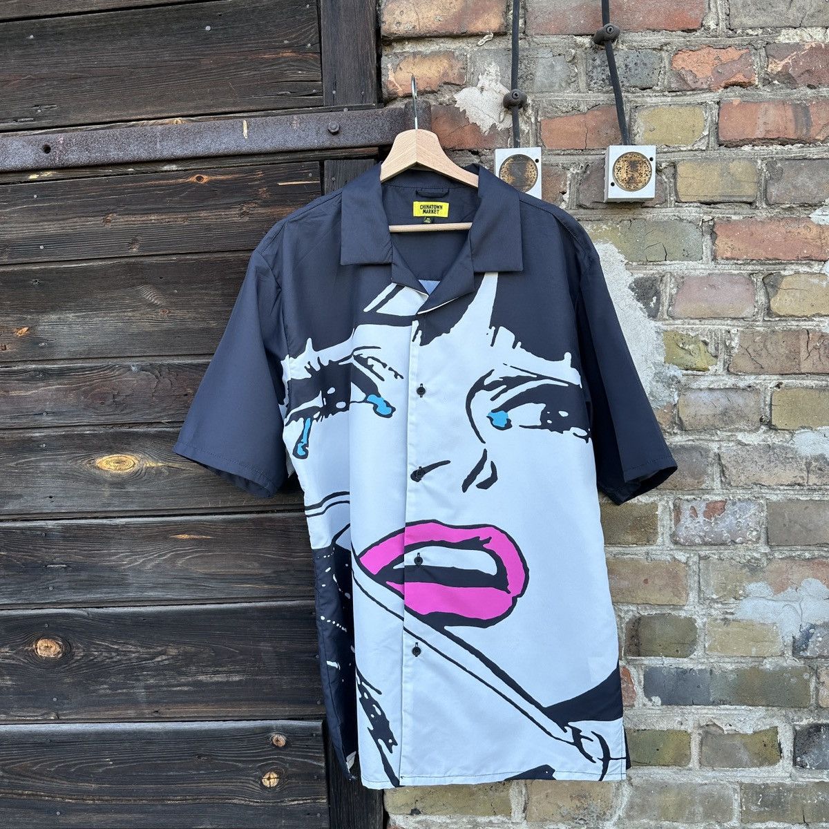 Market Chinatown Market Crying Shirt Button Up Art Streetwear XL Size US XL / EU 56 / 4 - 1 Thumbnail