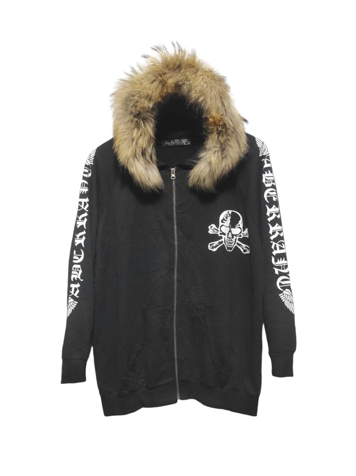 14th Addiction Dig Deep Skull Fur Hoodie IfSixWasNine LGB style Size US M / EU 48-50 / 2 - 2 Thumbnail
