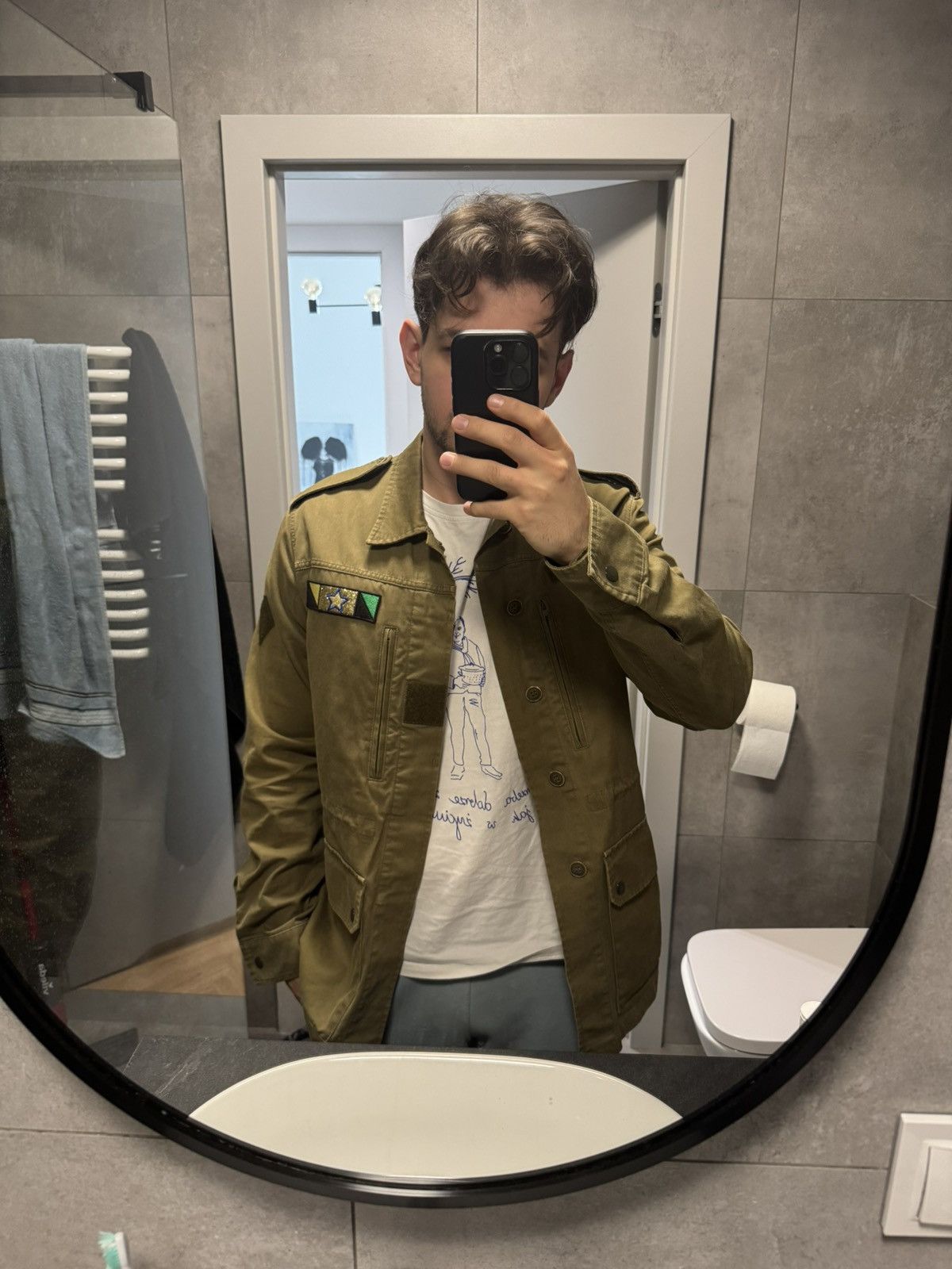 Hedi Slimane × Saint Laurent Paris × Yves Saint Laurent HEDI SLIMANE Saint Laurent sweet dreams SLP Military Jacket Size US L / EU 52-54 / 3 - 13 Thumbnail
