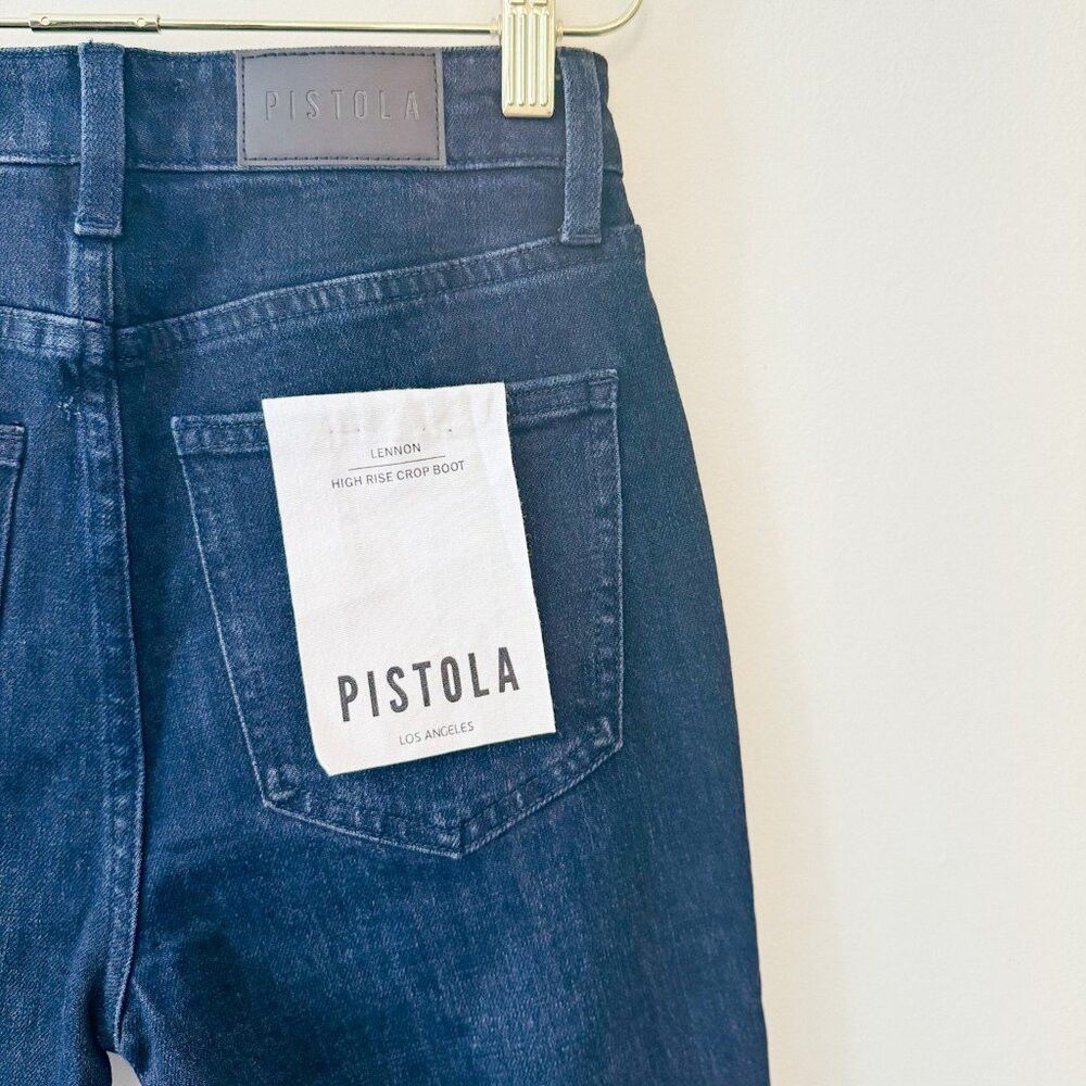 Pistola NWT Pistola Lennon High-Rise Cropped Bootcut Jeans Size 24 Size 24" / US 00 / IT 34 - 6 Thumbnail