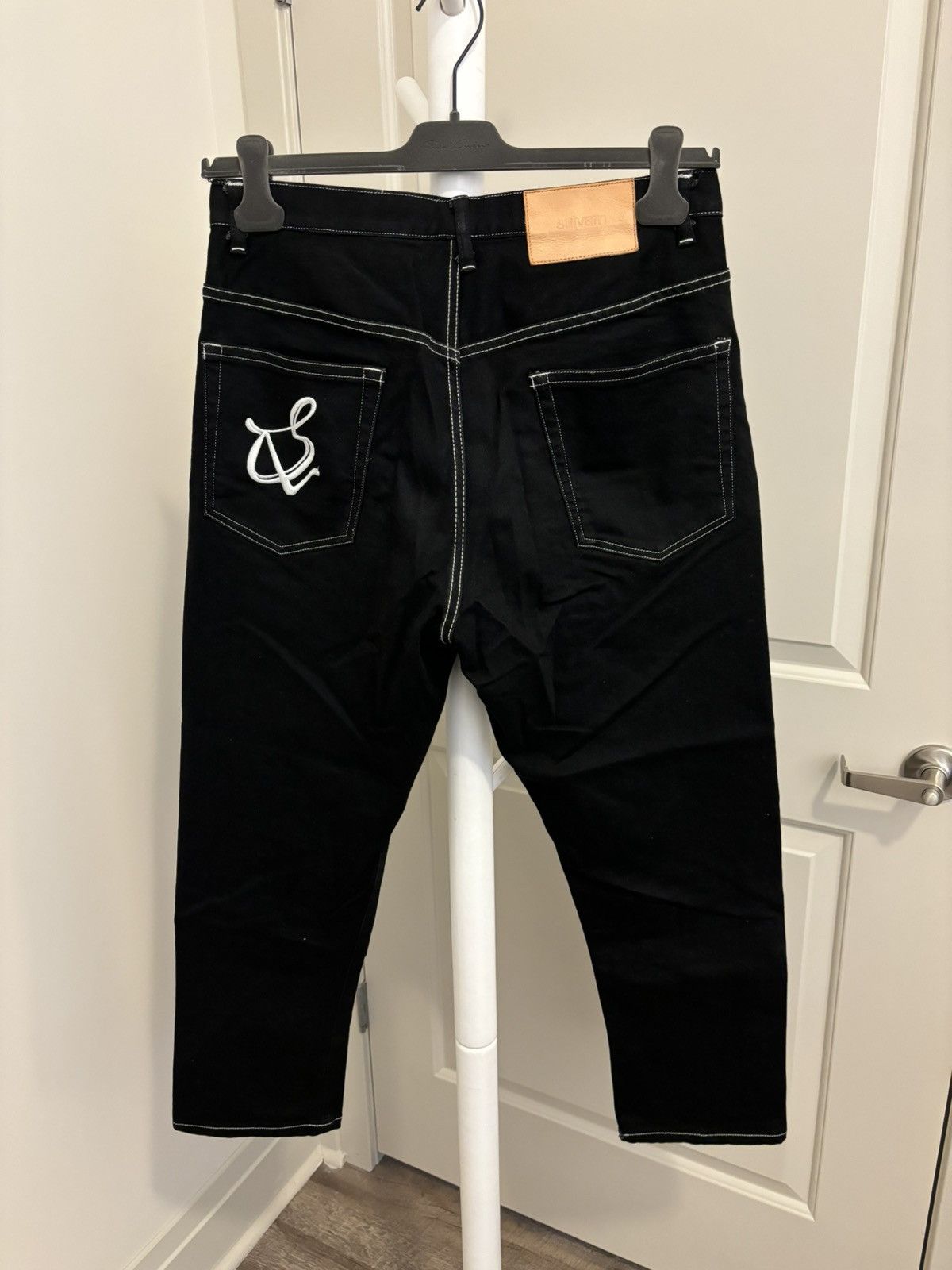 Sulvam Sulvam Black Denim Size US 31 - 2 Thumbnail