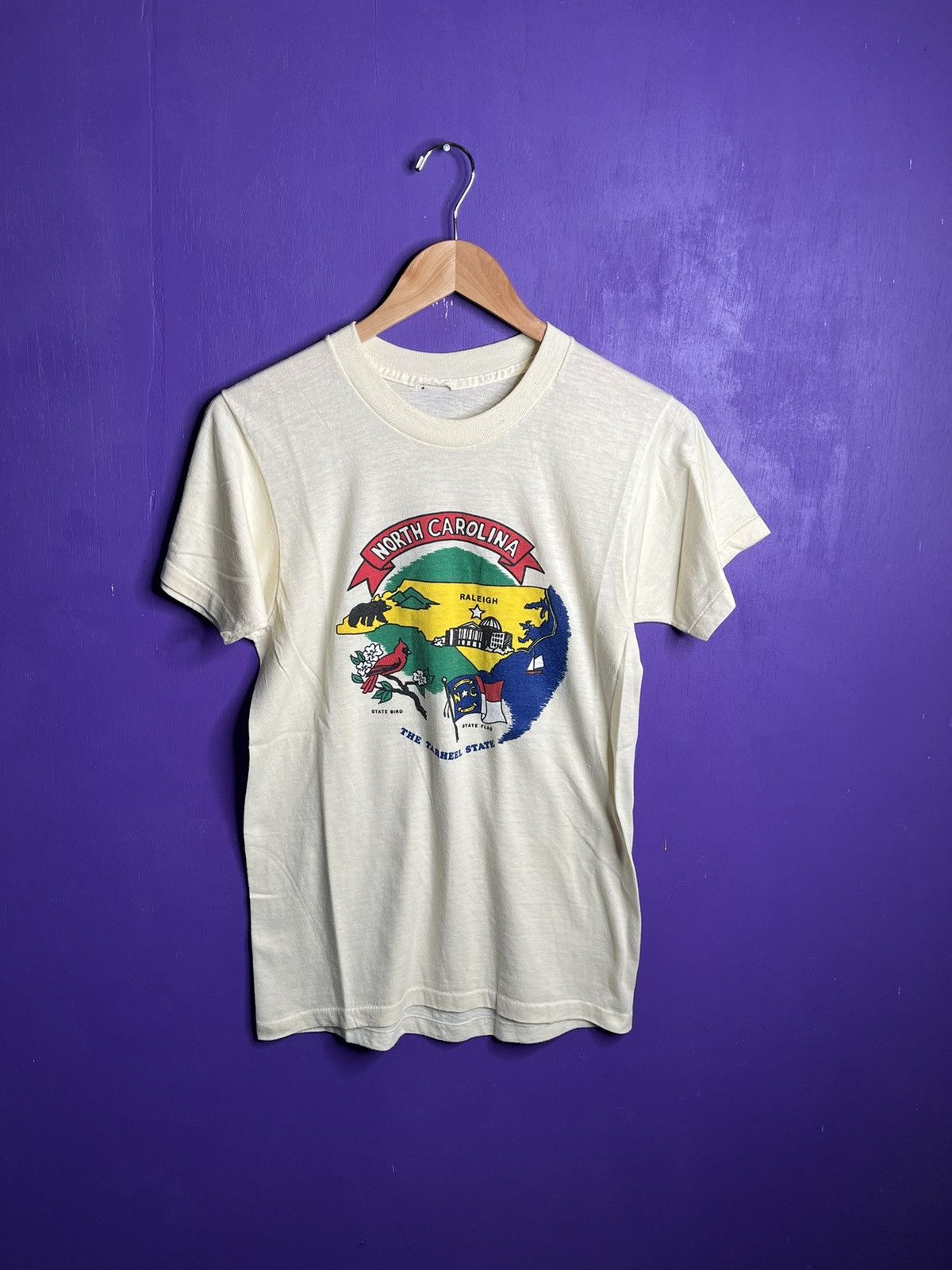 Other Vintage 70s North Carolina tarheel state t-shirt Size US M / EU 48-50 / 2 - 1 Thumbnail