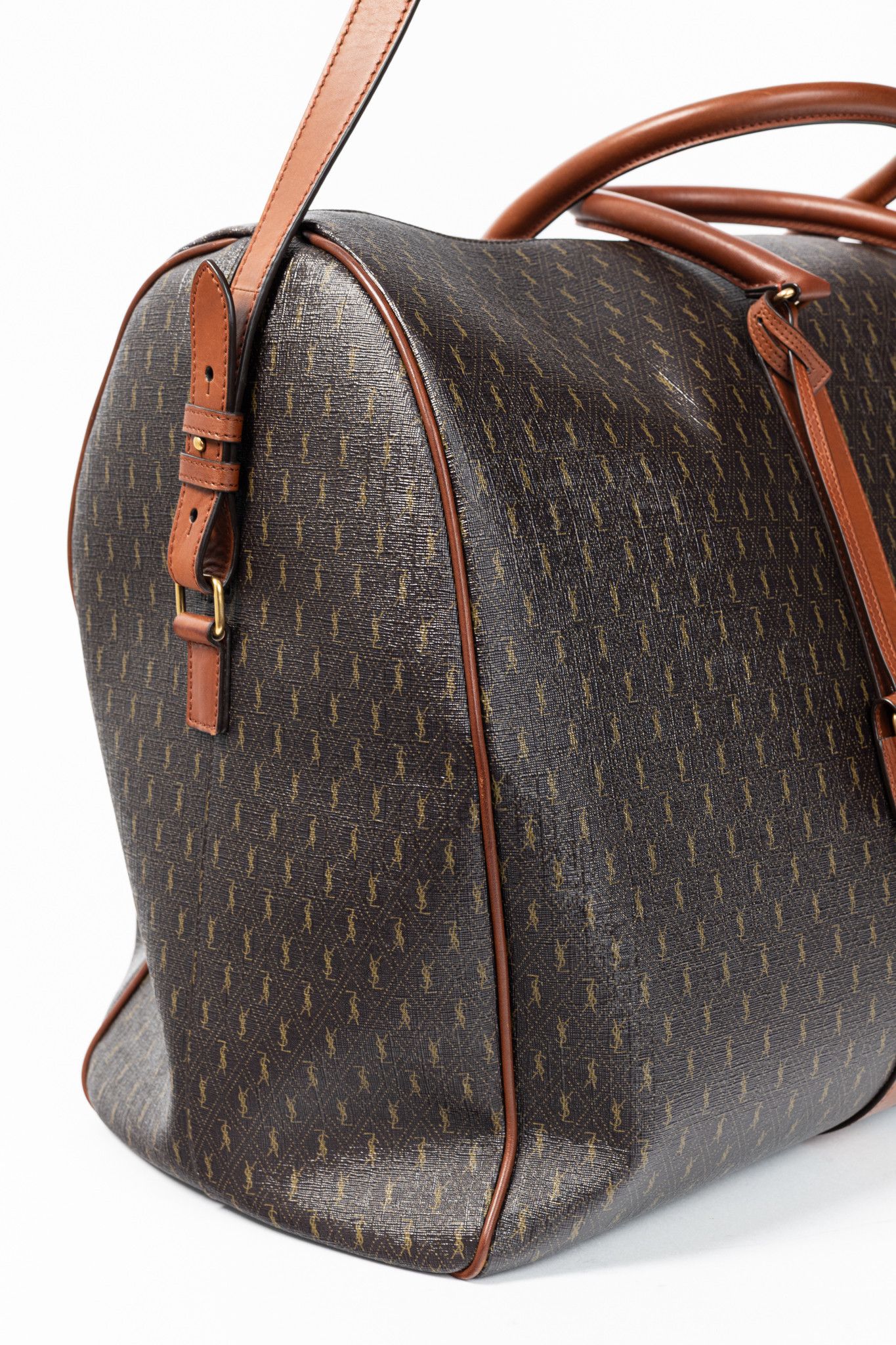 Saint Laurent Paris Saint Laurent Le Monogramme 72H Cassandre Canvas Duffle Size ONE SIZE - 11 Thumbnail