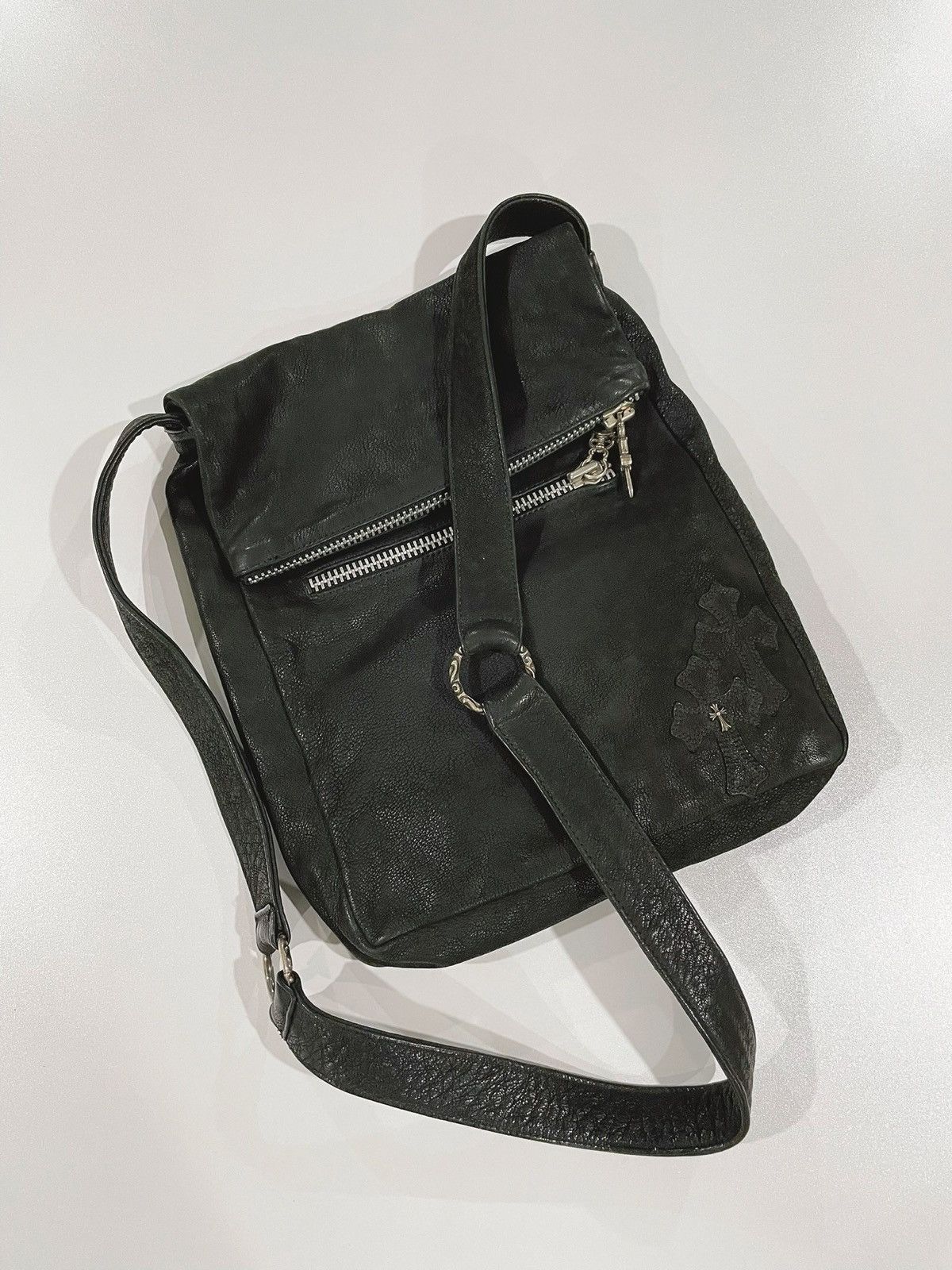 Chrome Hearts Chrome Hearts black leather shoulder bag Size ONE SIZE - 1 Thumbnail