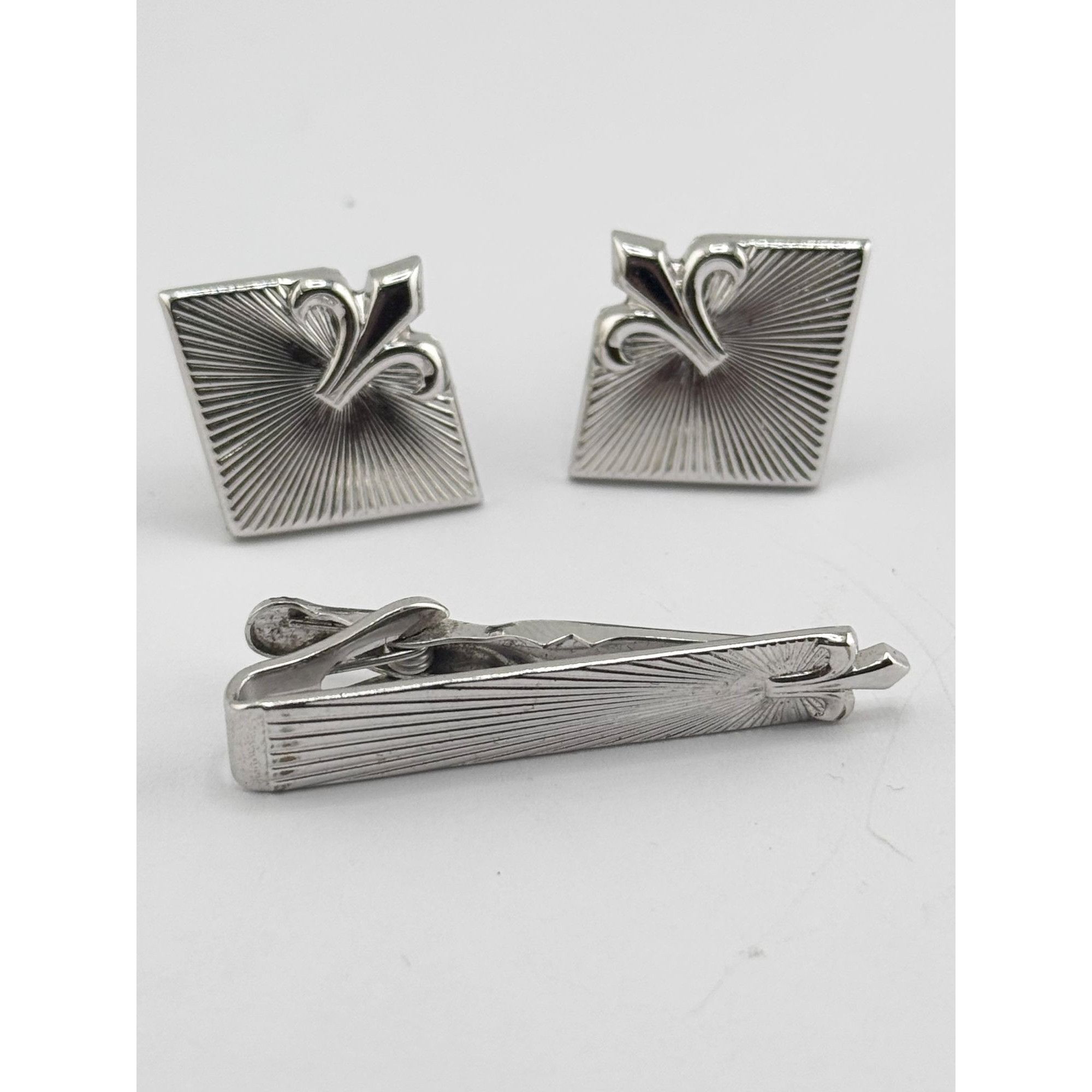 Vintage Vintage swank cufflinks and tie clip set Size ONE SIZE - 2 Thumbnail