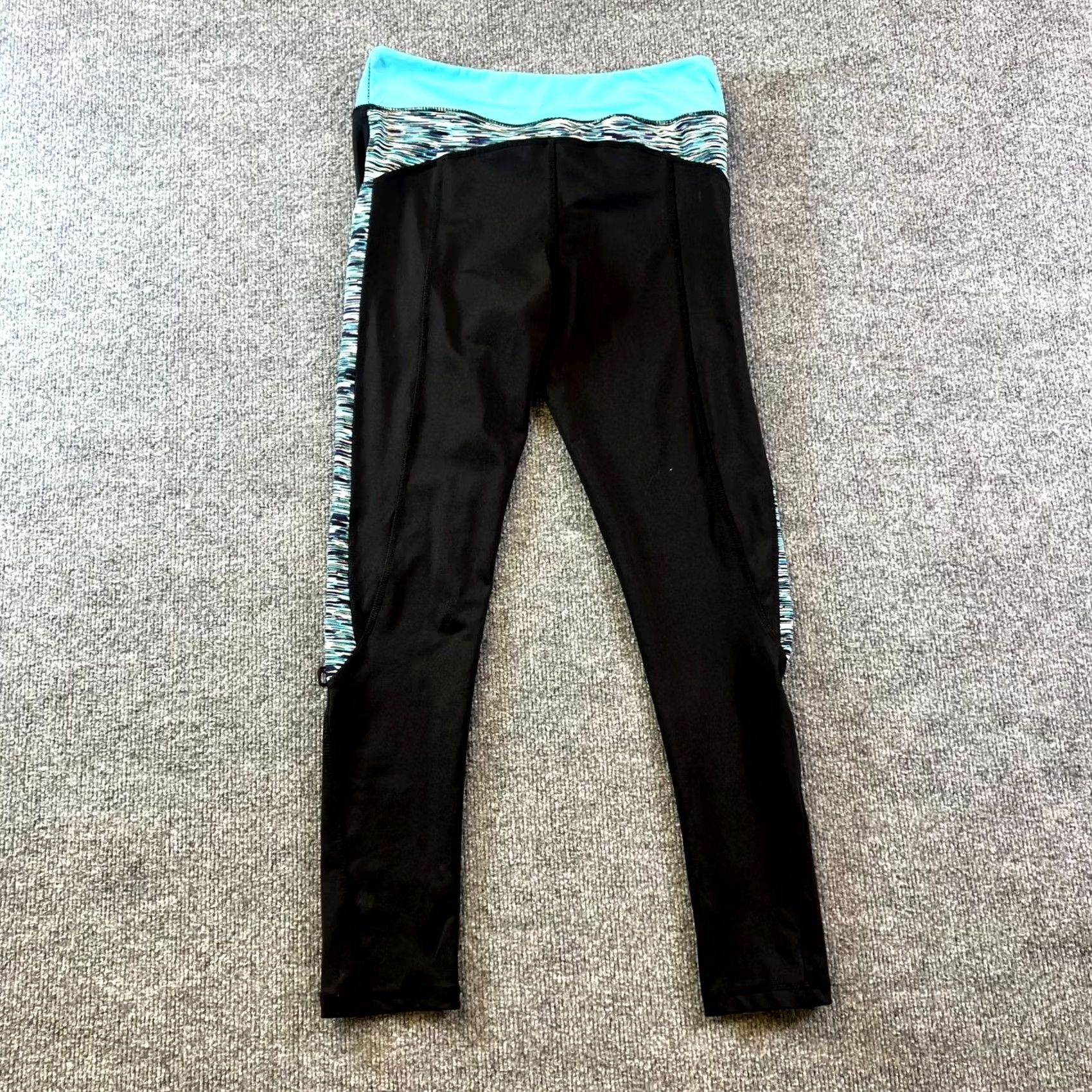 Vintage Aviva Ankle Womens L Black Legging Women Polyester Sports Gym Yoga Workout Stretch Size 36" / US 14 / IT 50 - 7 Thumbnail