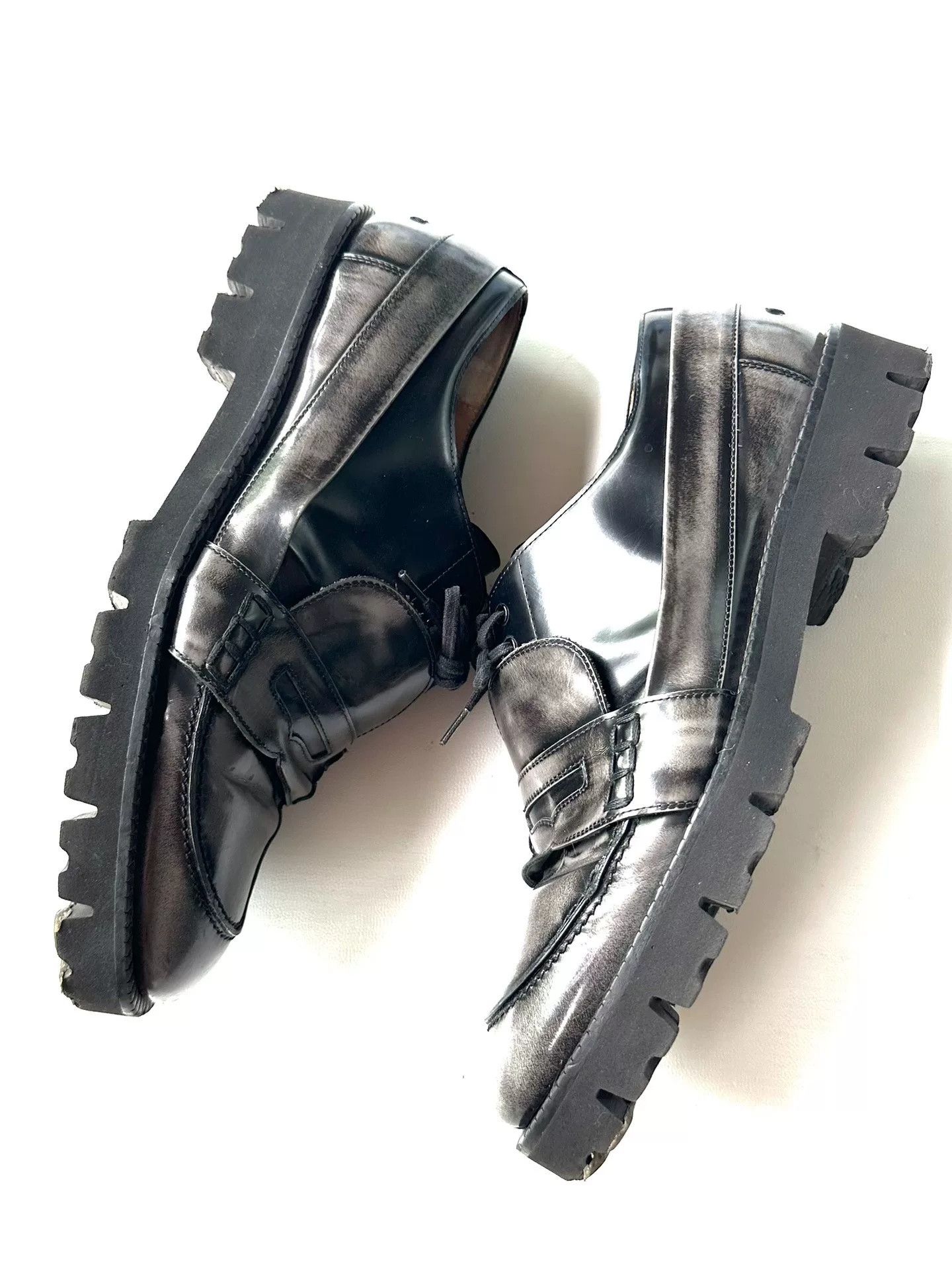 Maison Margiela Maison Margiela Structured Leather Shoes Size US 10 / EU 43 - 1 Thumbnail