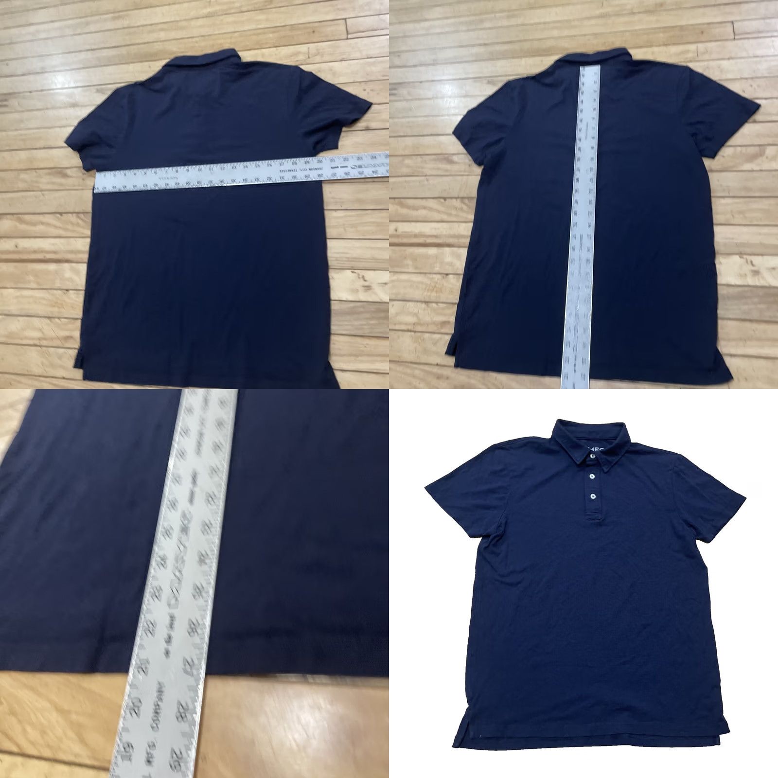 Vintage ROMEO NYC Polo Shirt Mens M Blue Jersey Stretch Modal Cotton Performance Blend Short Sleeve Button Collared Classic Preppy Sports Mens Size US M / EU 48-50 / 2 - 8 Thumbnail