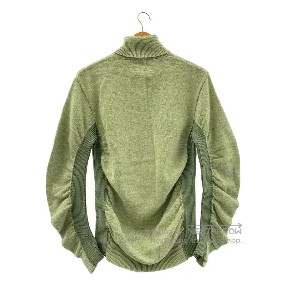 MM6 MM6 Maison Margiela Green Knit Sweater. Size XS / US 0-2 / IT 36-38 - 2 Thumbnail