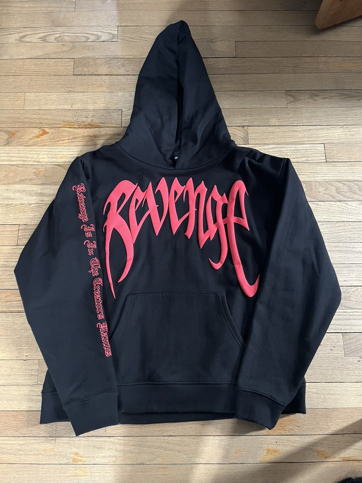 Revenge XXXTENTACION KILL HOODIE ‘BRED’ Size US XL / EU 56 / 4 - 1 Thumbnail
