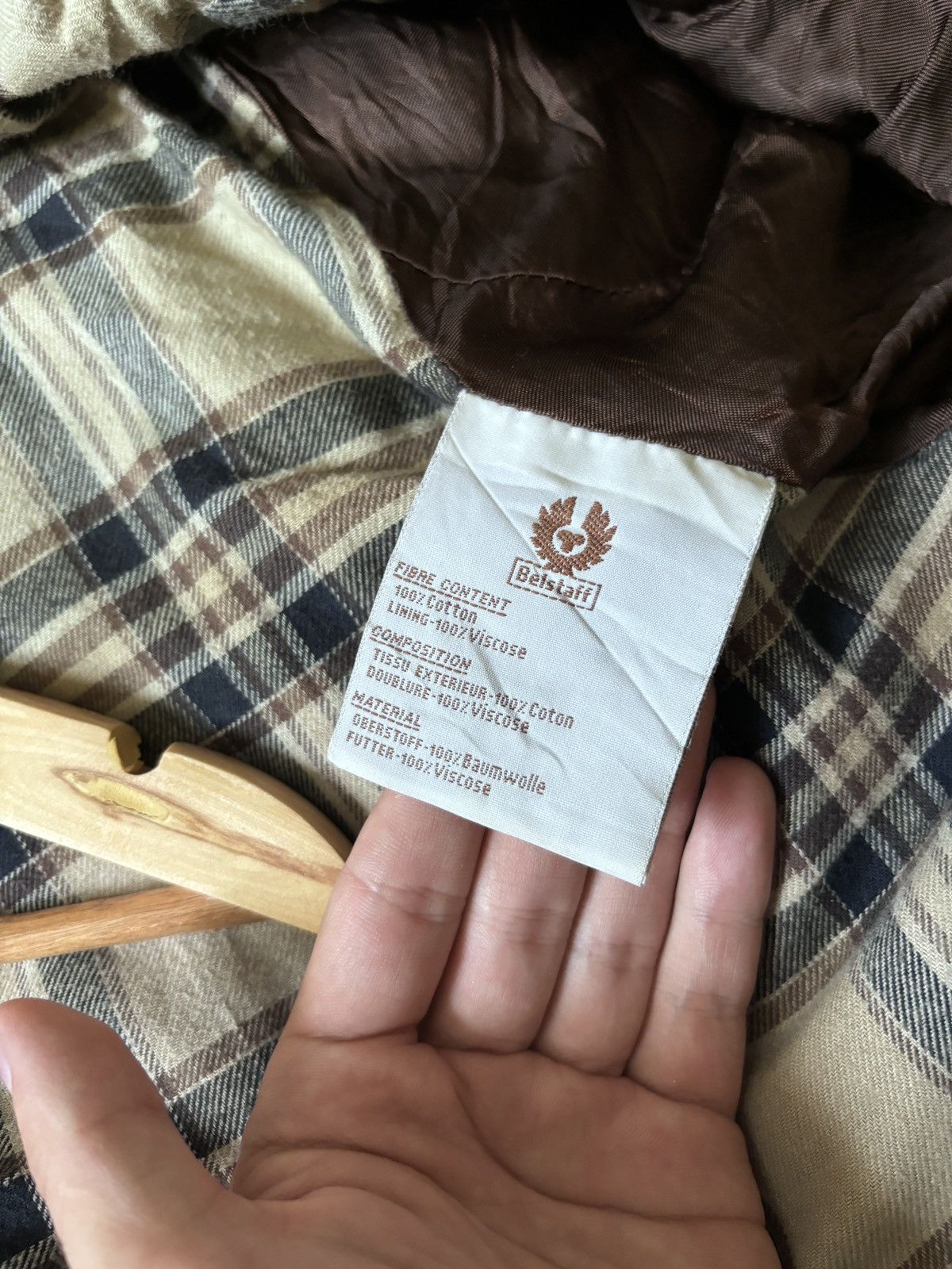 Belstaff × Vintage Belstaff jacket Vintage Gold Label Wax parka Size US XXL / EU 58 / 5 - 10 Thumbnail