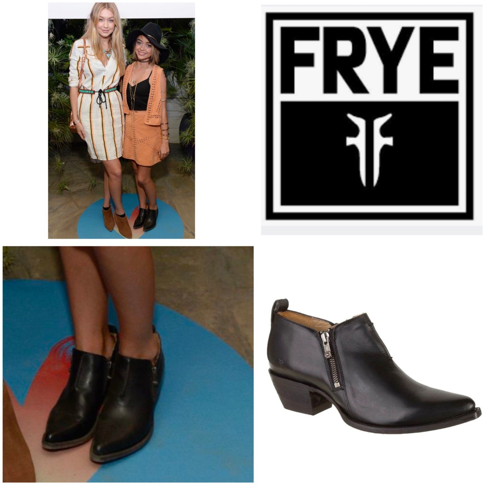 Frye FRYE Sacha Moto Shootie Boots Size 11 B Black Women's Ankle Size US 11 / IT 41 - 14 Thumbnail
