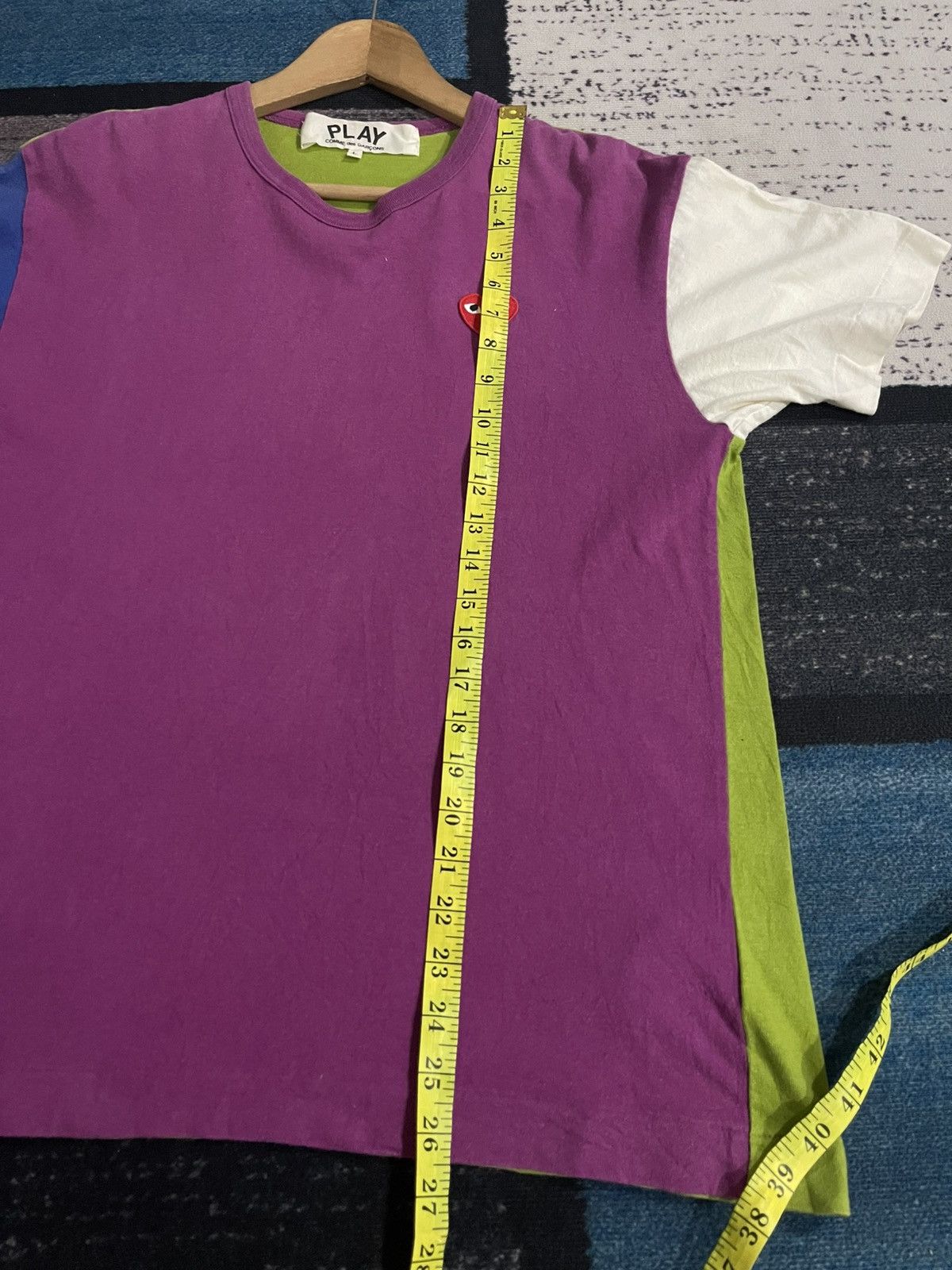 Comme des Garcons PLAY Comme des Garcons Play Multicolor Tshirt Size US L / EU 52-54 / 3 - 11 Thumbnail