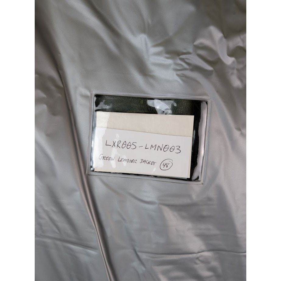 Tom Ford o1rshd1 Leather Jacket in Green Size US M / EU 48-50 / 2 - 22 Thumbnail