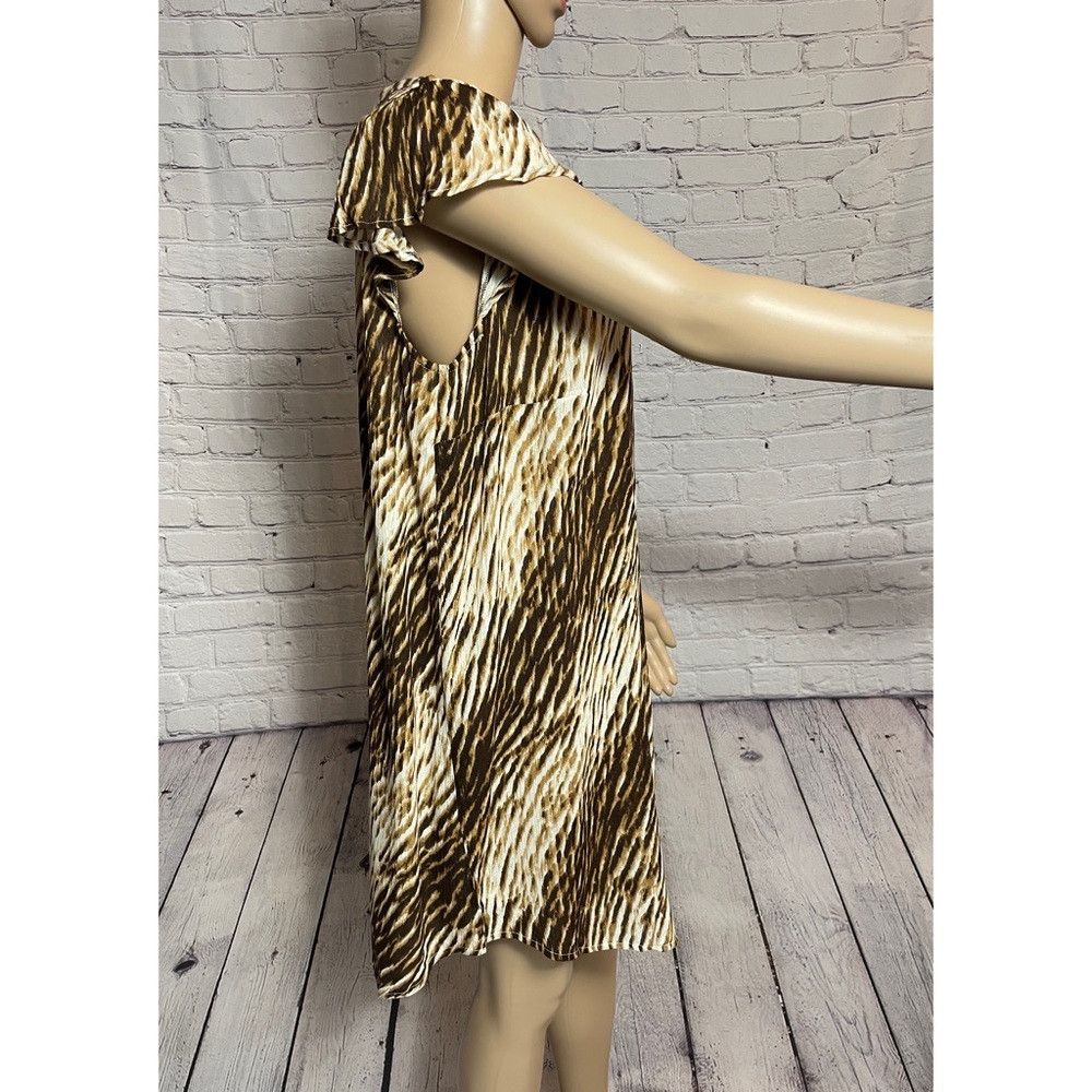 Other NWT New Roaman's Animal Print Rayon Tunic Dress Size 16W Size XXL / US 16-18 / IT 52-54 - 3 Thumbnail
