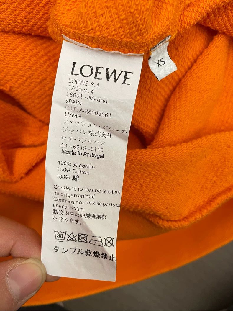 Loewe LOEWE Orange pumpkin patchwork Logo hoodie sweater Size S / US 4 / IT 40 - 6 Thumbnail
