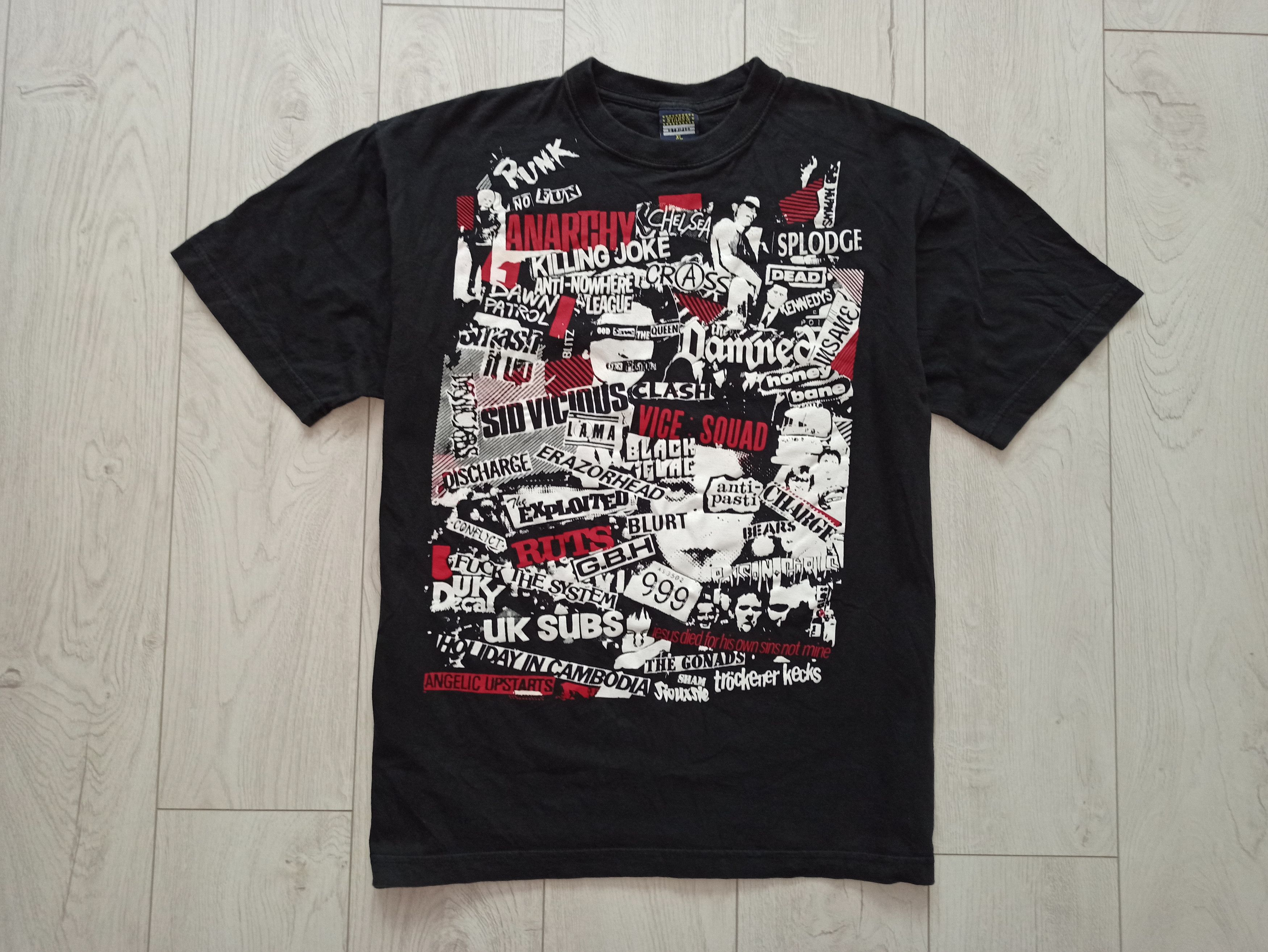 Punk Rock Bands Sex Pistols Dead Kennedys Vintage T Shirt