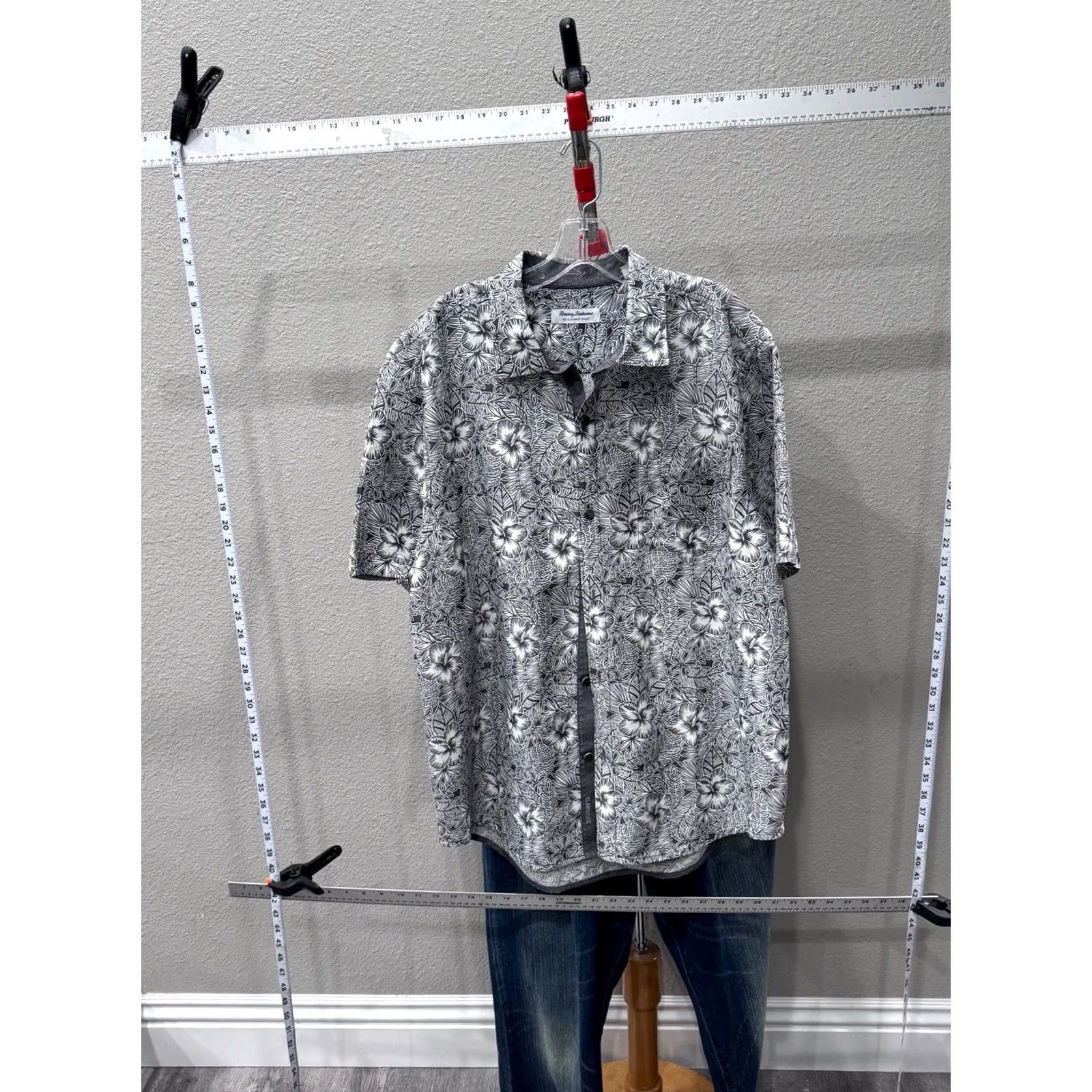 Tommy Bahama Tommy Bahama coconut Point Floral BUTTON UP SHIRT XL Mens Multicolor Long Sleeve Modern Shirt Size US XL / EU 56 / 4 - 3 Thumbnail