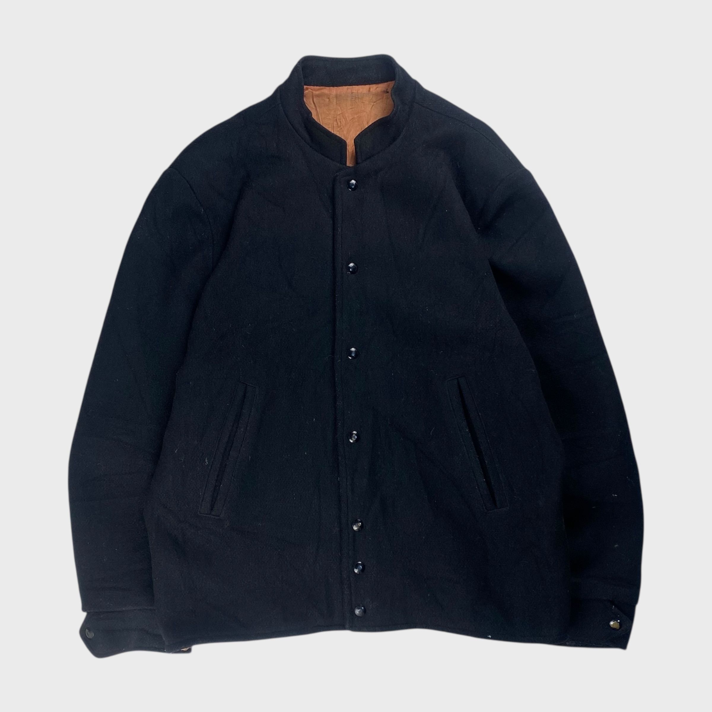 Vintage UNITED CARR Wool Jacket Black Size L Size US L / EU 52-54 / 3 - 1 Thumbnail