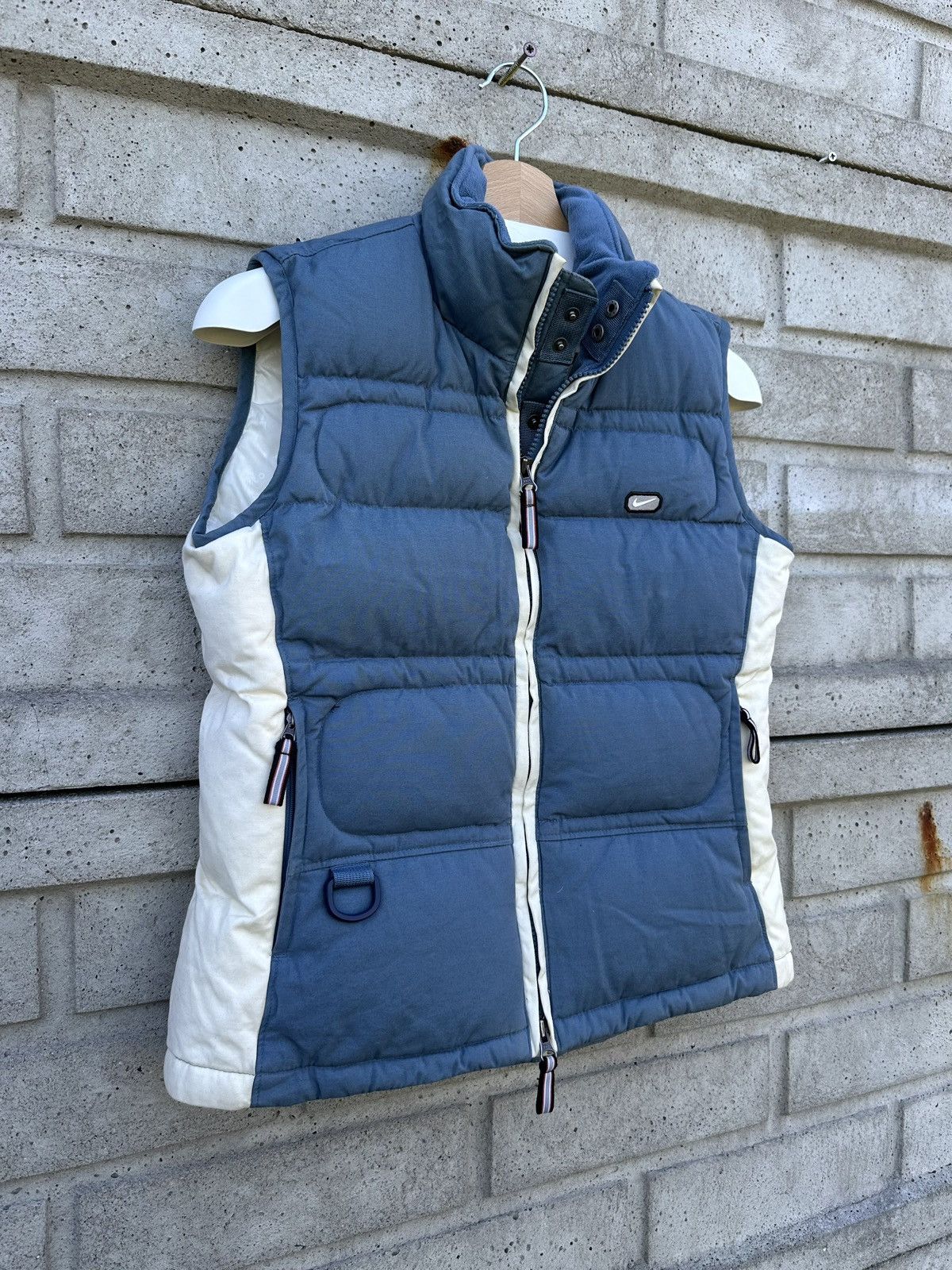 Nike × Nike ACG × Vintage Nike vintage Sportswear blue quilted down vest, size M Size M / US 6-8 / IT 42-44 - 5 Thumbnail