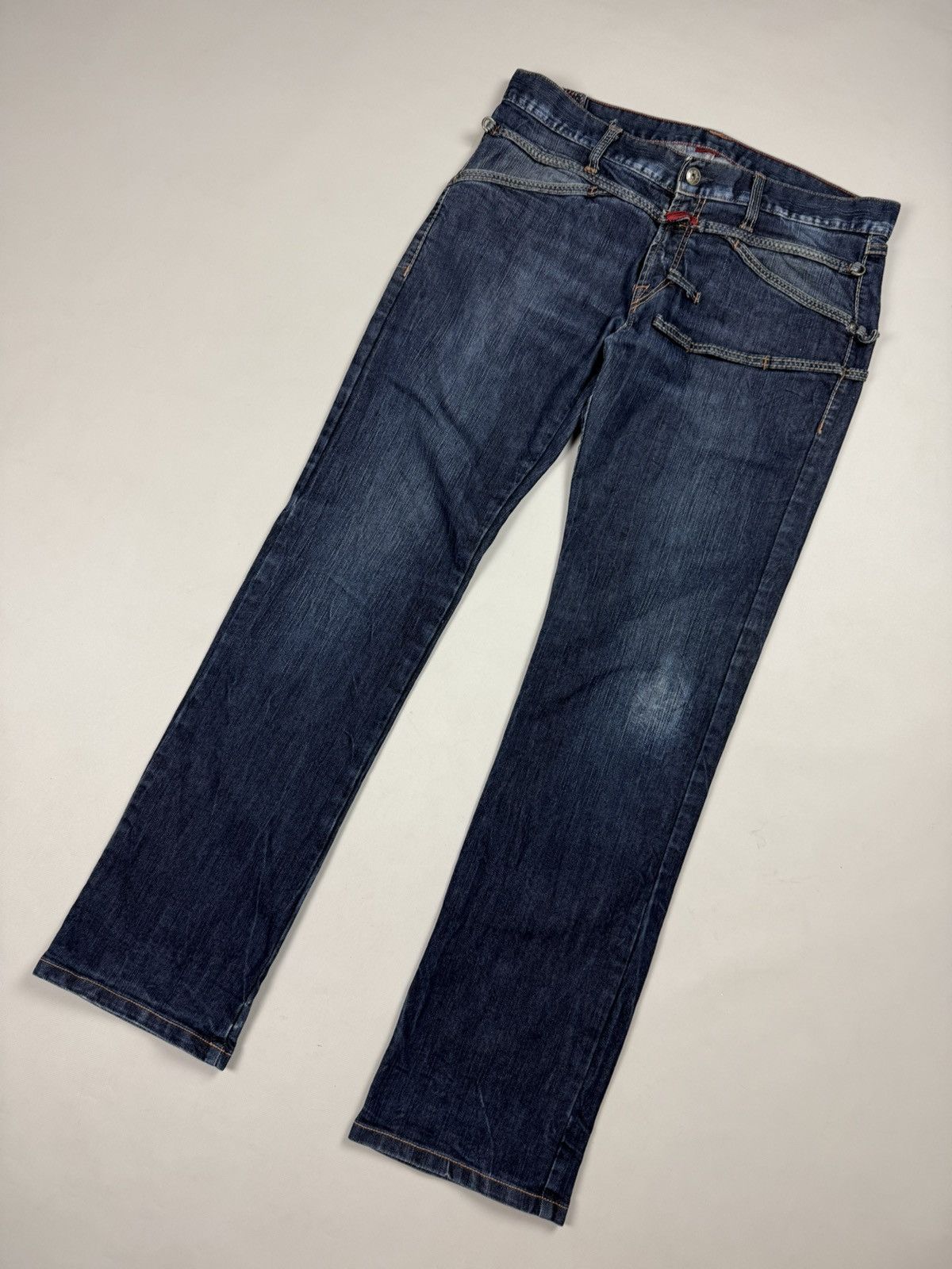 Marithe + Francois Girbaud Marithe Francois Girbaud Vintage Avant-Garde Denim Jeans Size US 32 / EU 48 - 4 Thumbnail