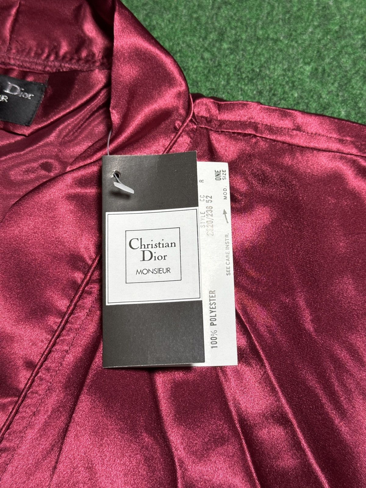Christian Dior Monsieur Vintage Christian Dior Monsieur New With Tags Satin Robe Size ONE SIZE - 3 Thumbnail
