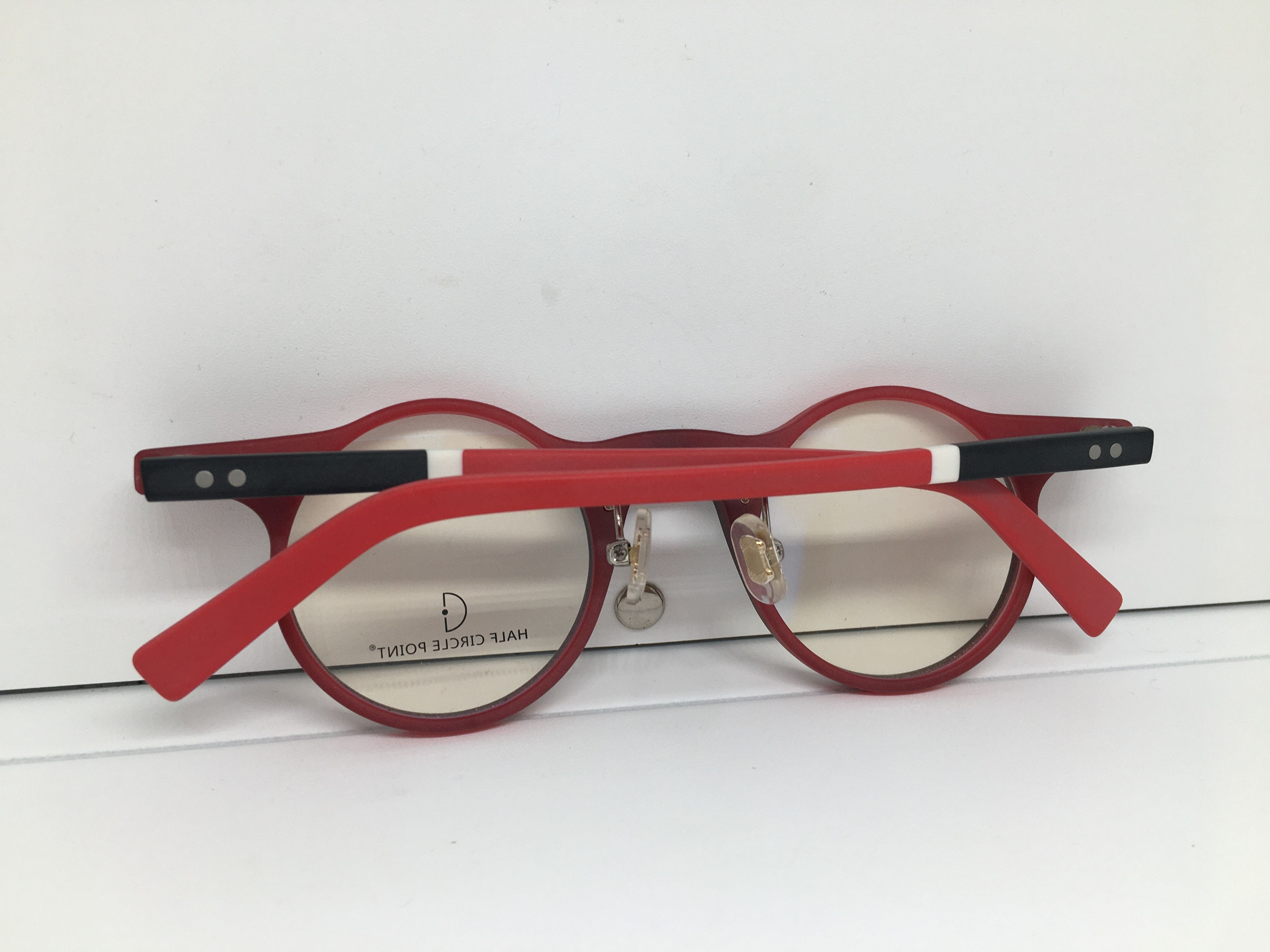 Other HALF CIRCLE POINT Handmade Acetate Round Eyeglasses frame Size ONE SIZE - 9 Thumbnail