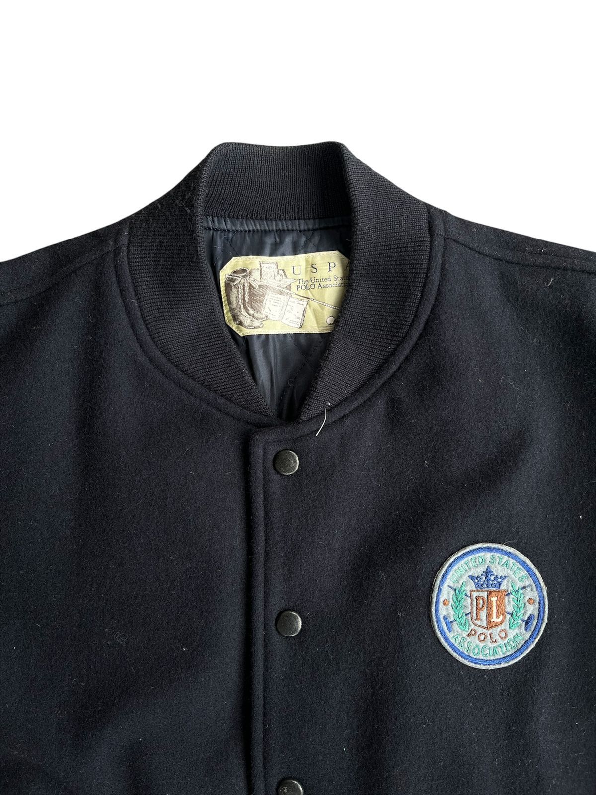 U.S. Polo Assn. 80s US Polo Association Leather Wool Varsity Jacket Size US XL / EU 56 / 4 - 2 Thumbnail