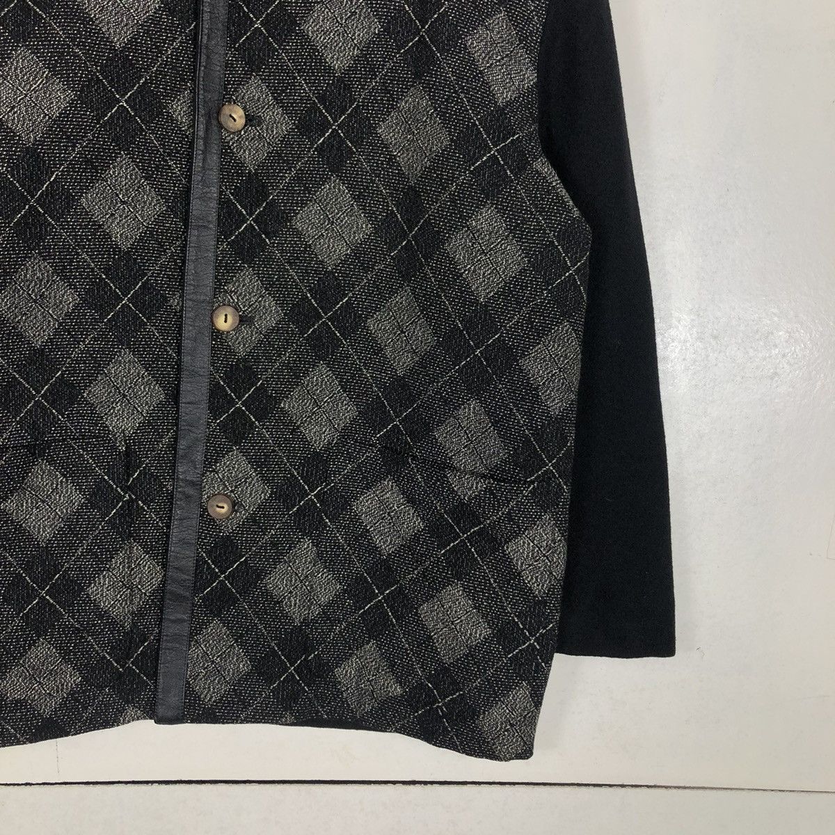 Japanese Brand 📌VINTAGE WORK WOOL JACKET LINEA FRESCA ISSEY MIYAKE Size US M / EU 48-50 / 2 - 7 Thumbnail
