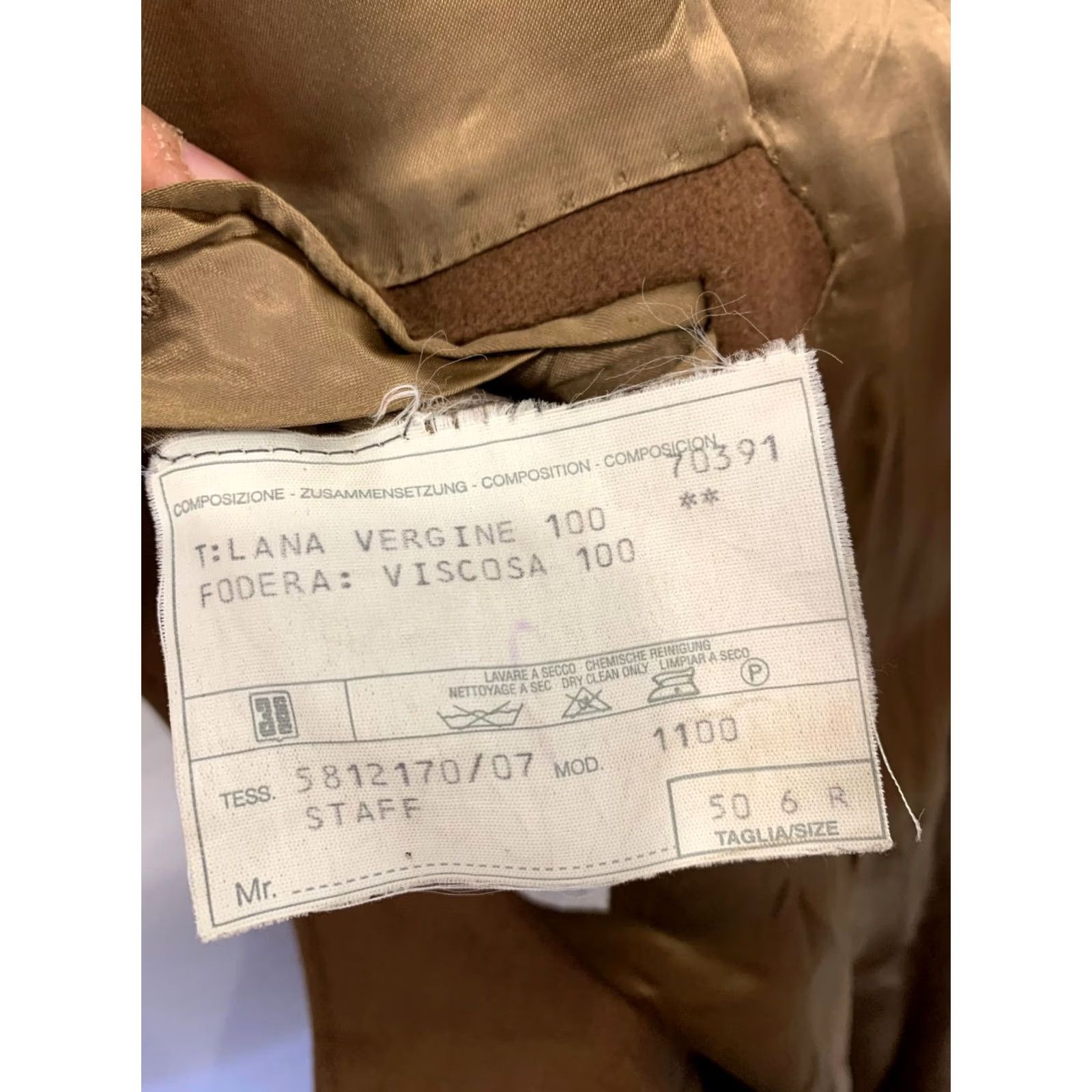 Corneliani Corneliani Linea Sartoria Overcoat Mens L 100% Virgin Wool Camel Brown Made in Italy Wool Coat Jacket Size US L / EU 52-54 / 3 - 4 Thumbnail