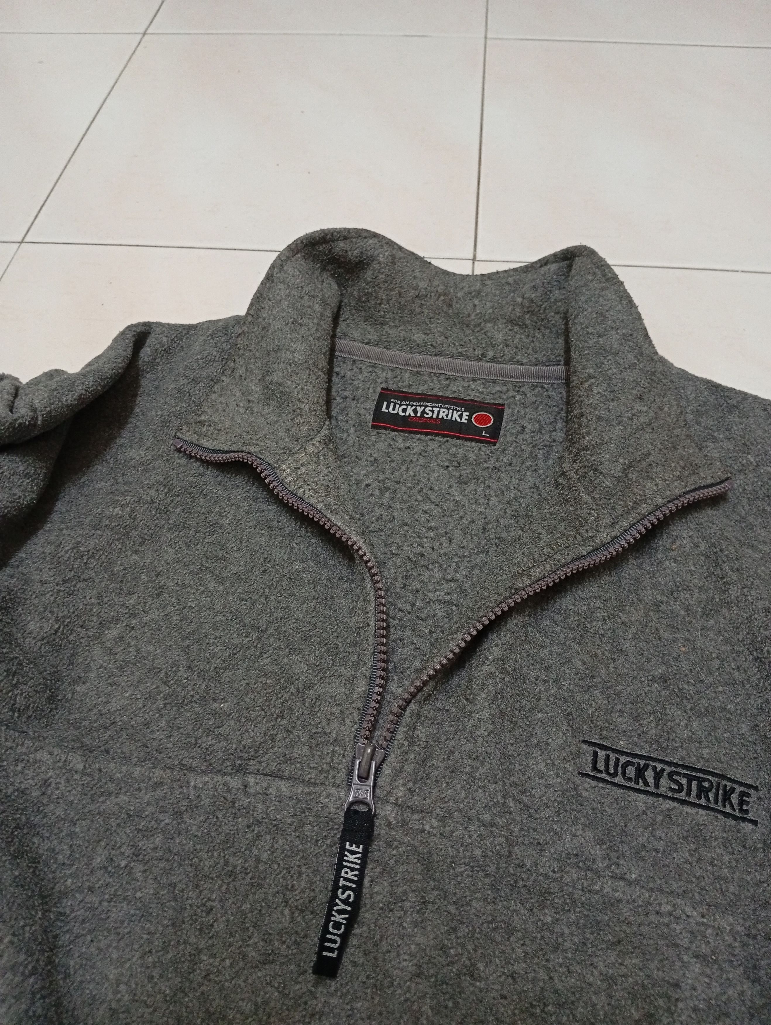 Vintage vintage Lucky strike X sweatshirt/fleece X sport racing Size US L / EU 52-54 / 3 - 9 Thumbnail