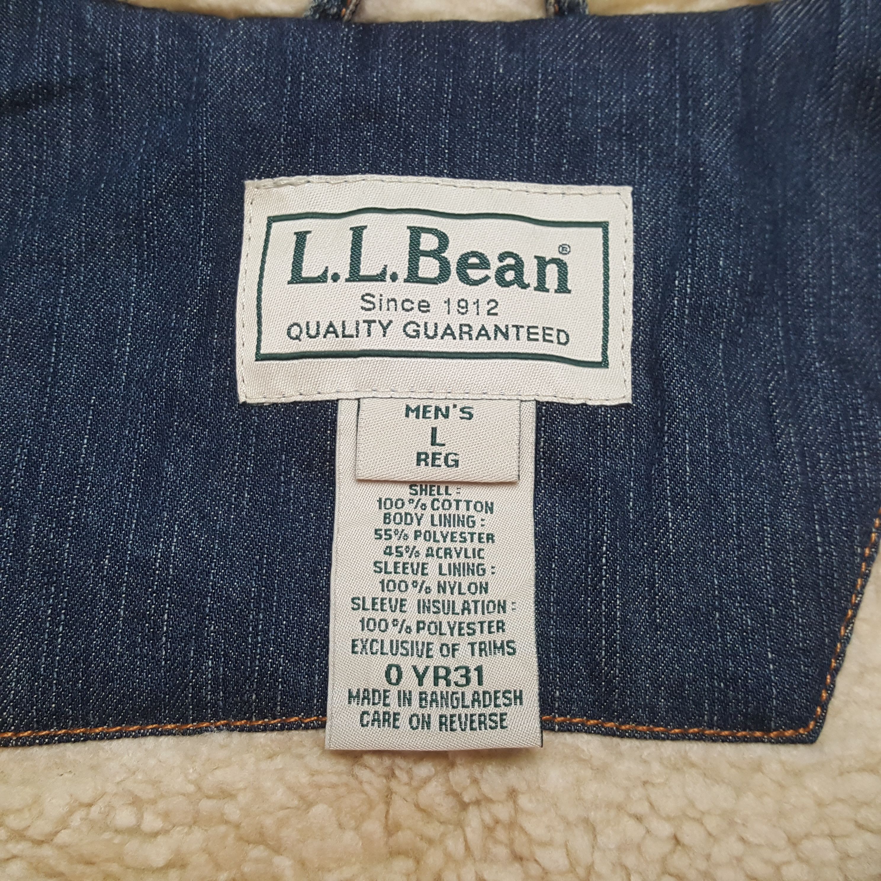 L.L. Bean Vintage L.L.Bean American Style Denim Jacket C317N18 Size US XL / EU 56 / 4 - 5 Thumbnail