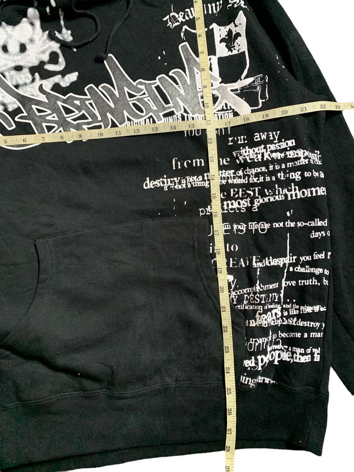 20471120 Archive SORRIDERE GOTHIC POEM FUR HOODIE IFSIX LGB STYLE Size US L / EU 52-54 / 3 - 9 Thumbnail