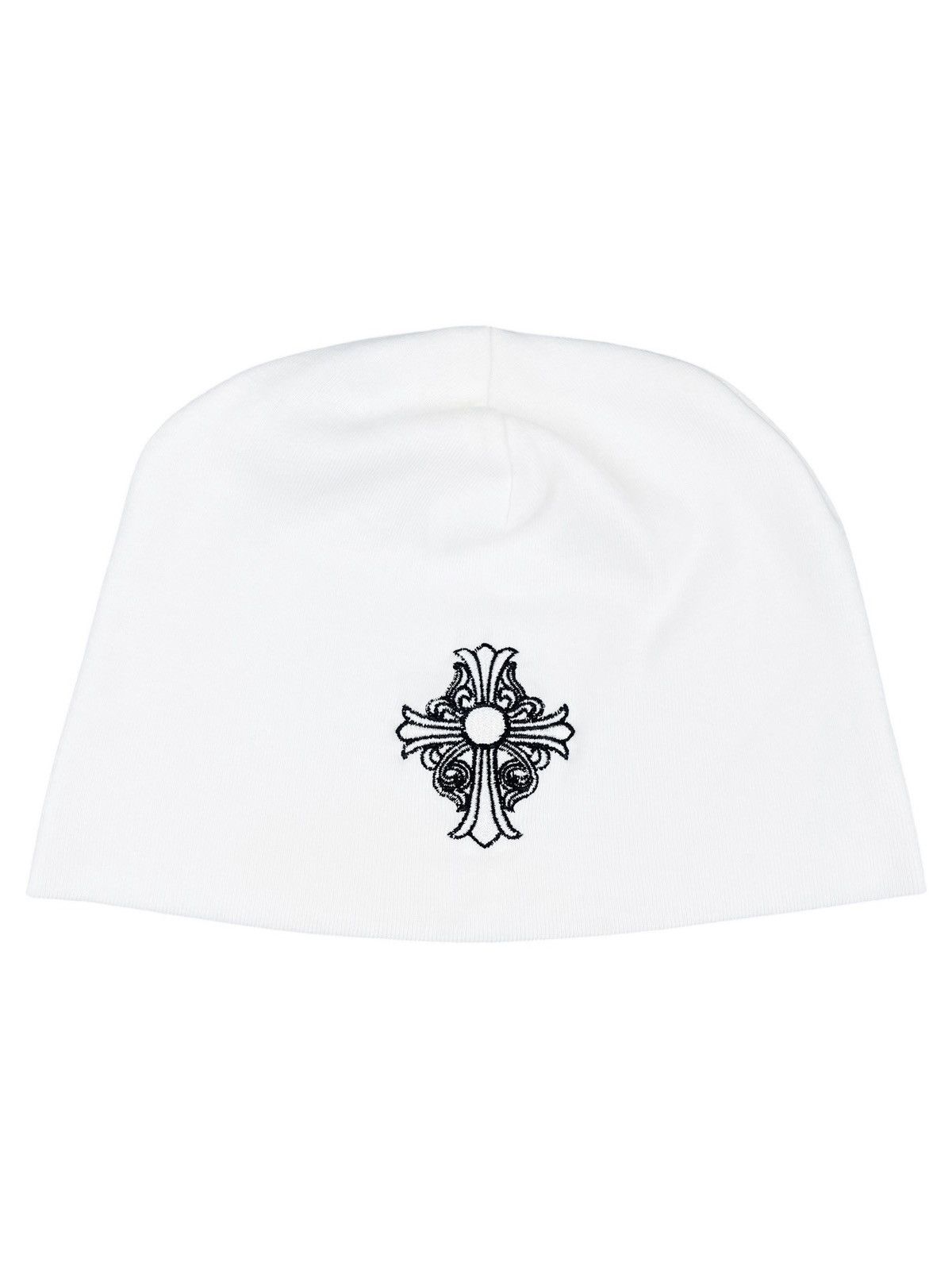 Chrome Hearts Chrome Hearts Floral Cross Embroidered Logo Skull Beanie Size ONE SIZE - 1 Thumbnail