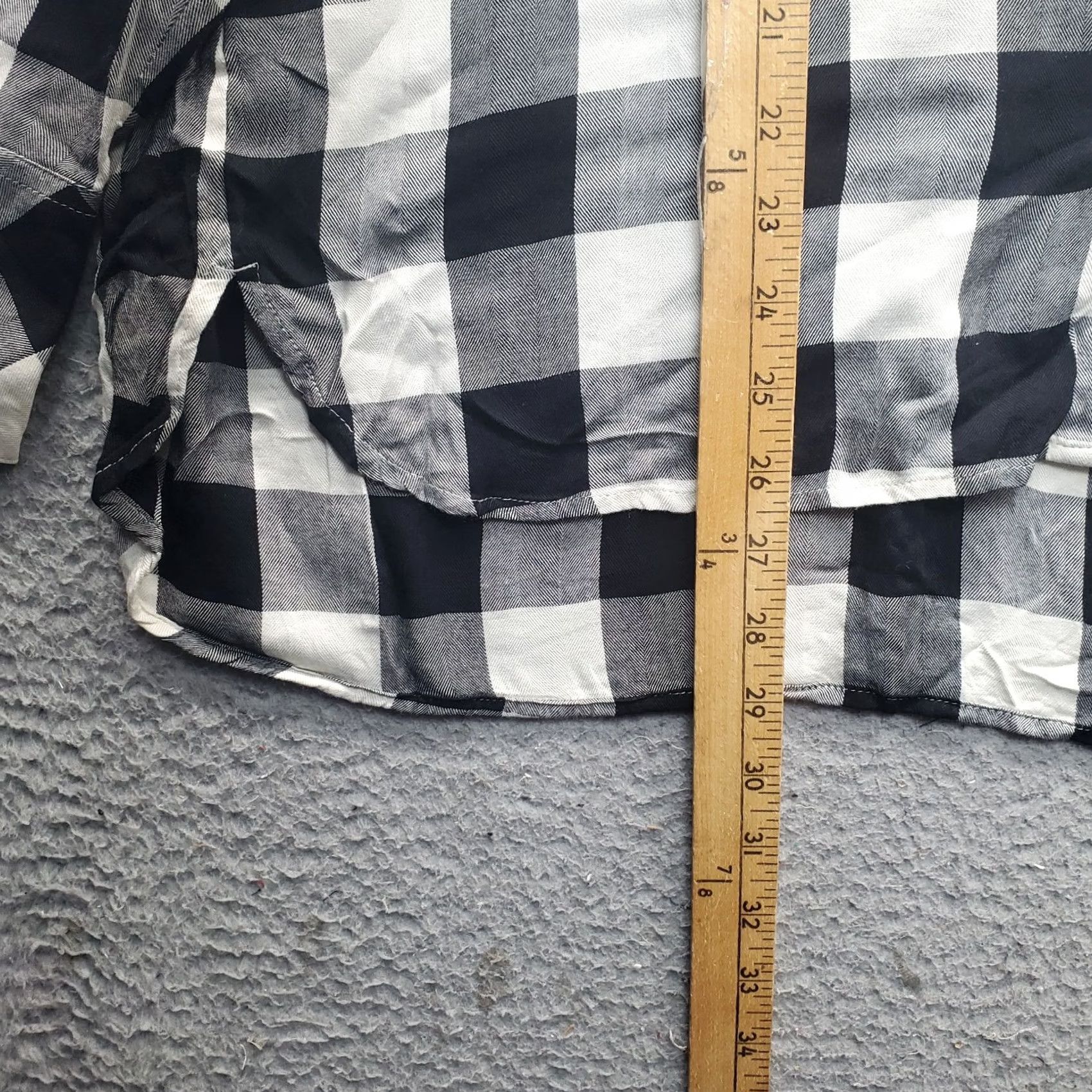 J. Jill J. Jill Shirt Womens L Multicolor Buffalo Plaid Long Sleeve Button-Up High Low Slit Casual Size L / US 10 / IT 46 - 4 Thumbnail