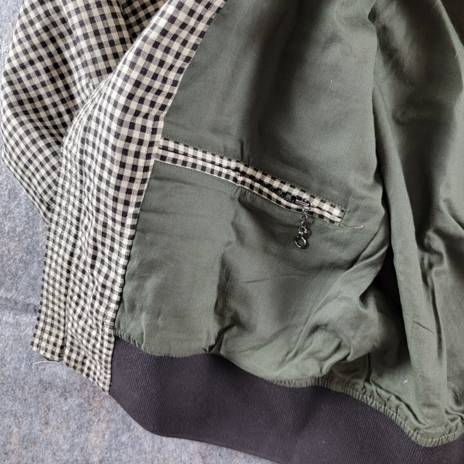 Todd Snyder Todd Snyder Gingham Scooter Bomber Jacket size S Cream Size US S / EU 44-46 / 1 - 6 Thumbnail