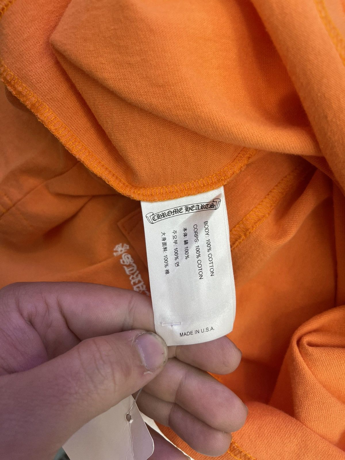 Chrome Hearts Chrome hearts Mattyboy tee (orange) Size US L / EU 52-54 / 3 - 4 Thumbnail